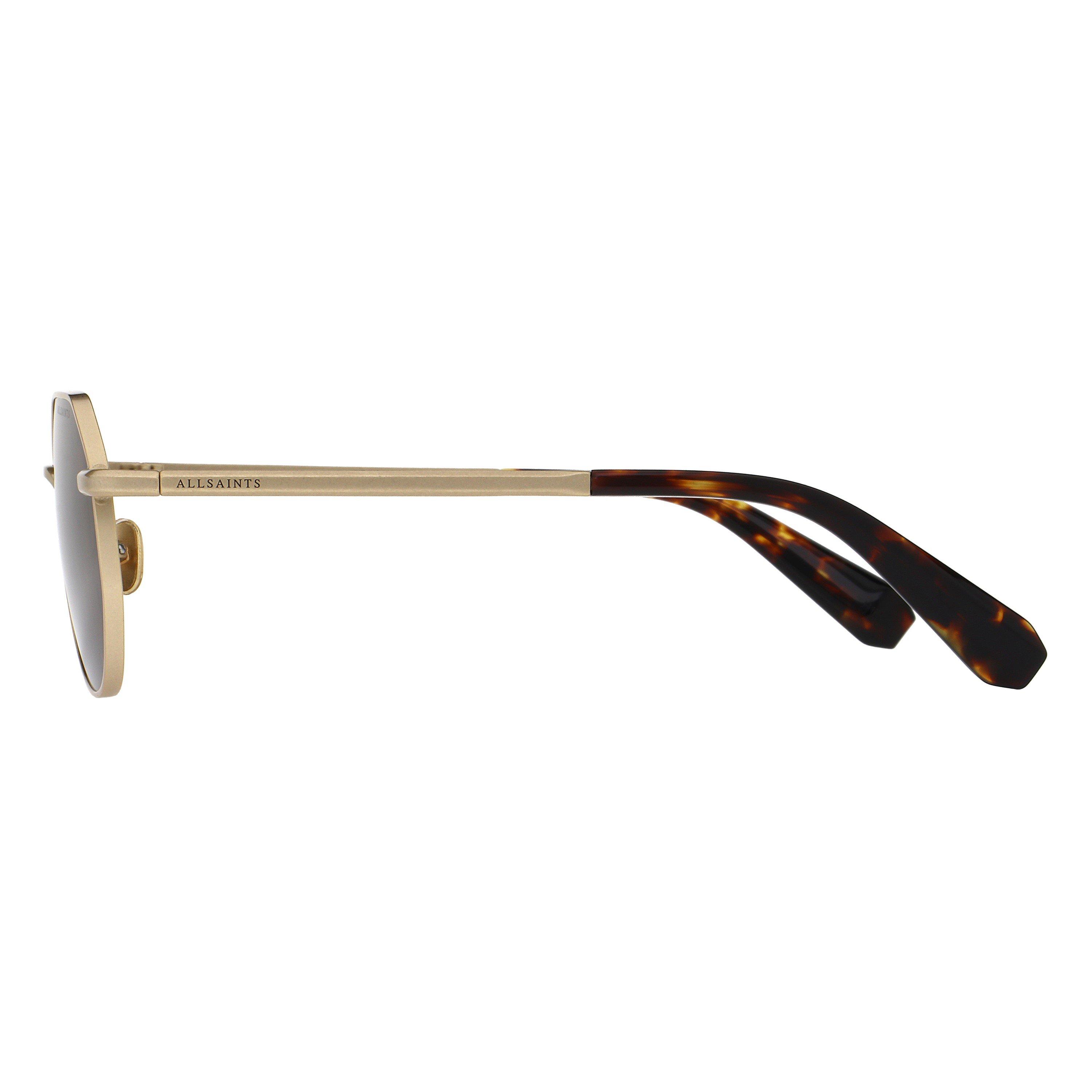 Gold - AllSaints - Blake Round Sunglasses - 3