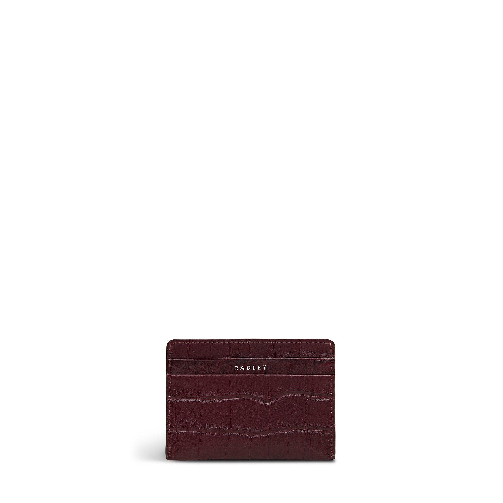 Women's Dukes Place Croc-Embossed Leather Card Holder