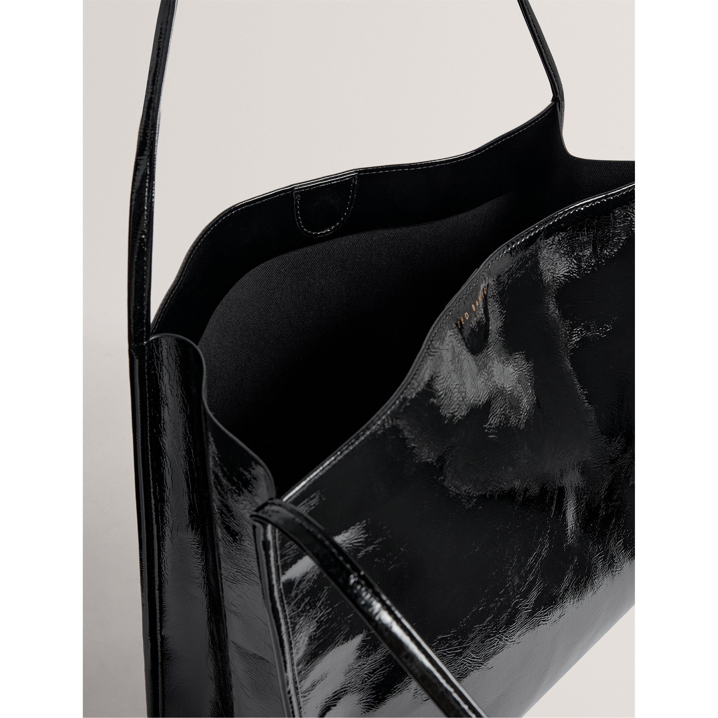 Black - Ted Baker - Women's PU Tote Bag - 5