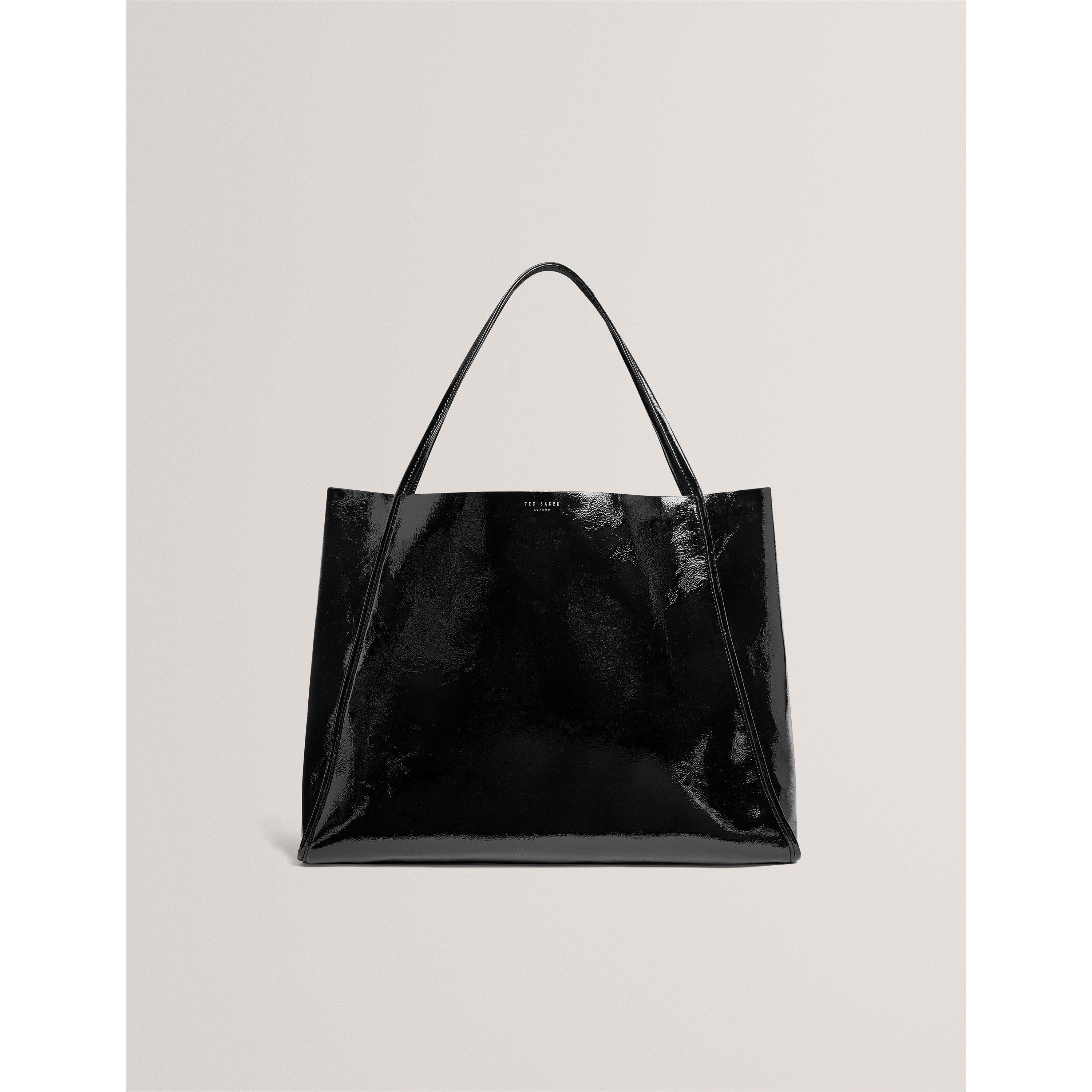 Ted Baker Ted Baker PU Slouch Tote Bag - Black