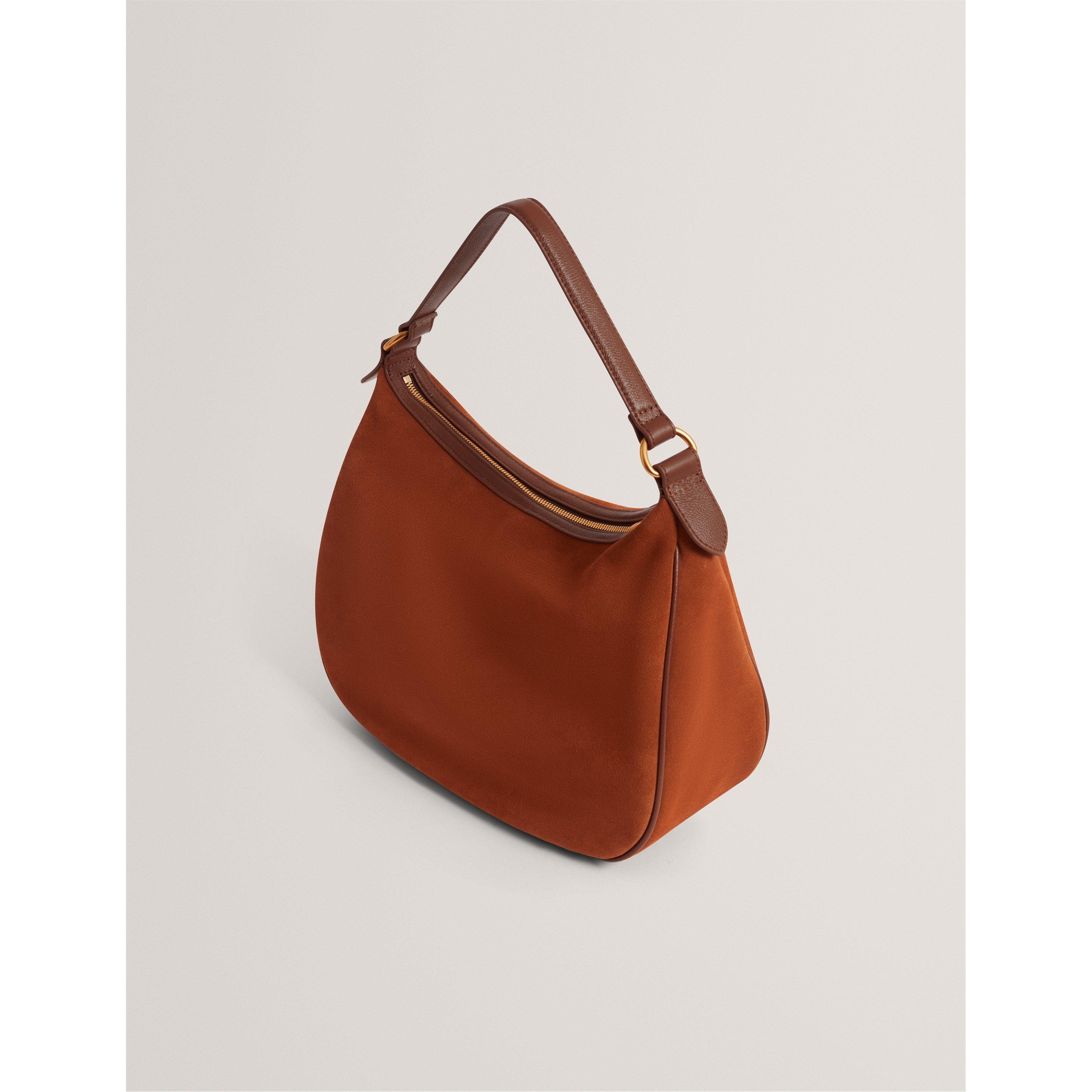 Marrón - Ted Baker - Ted Suede Hobo Bag Ld61 - 2