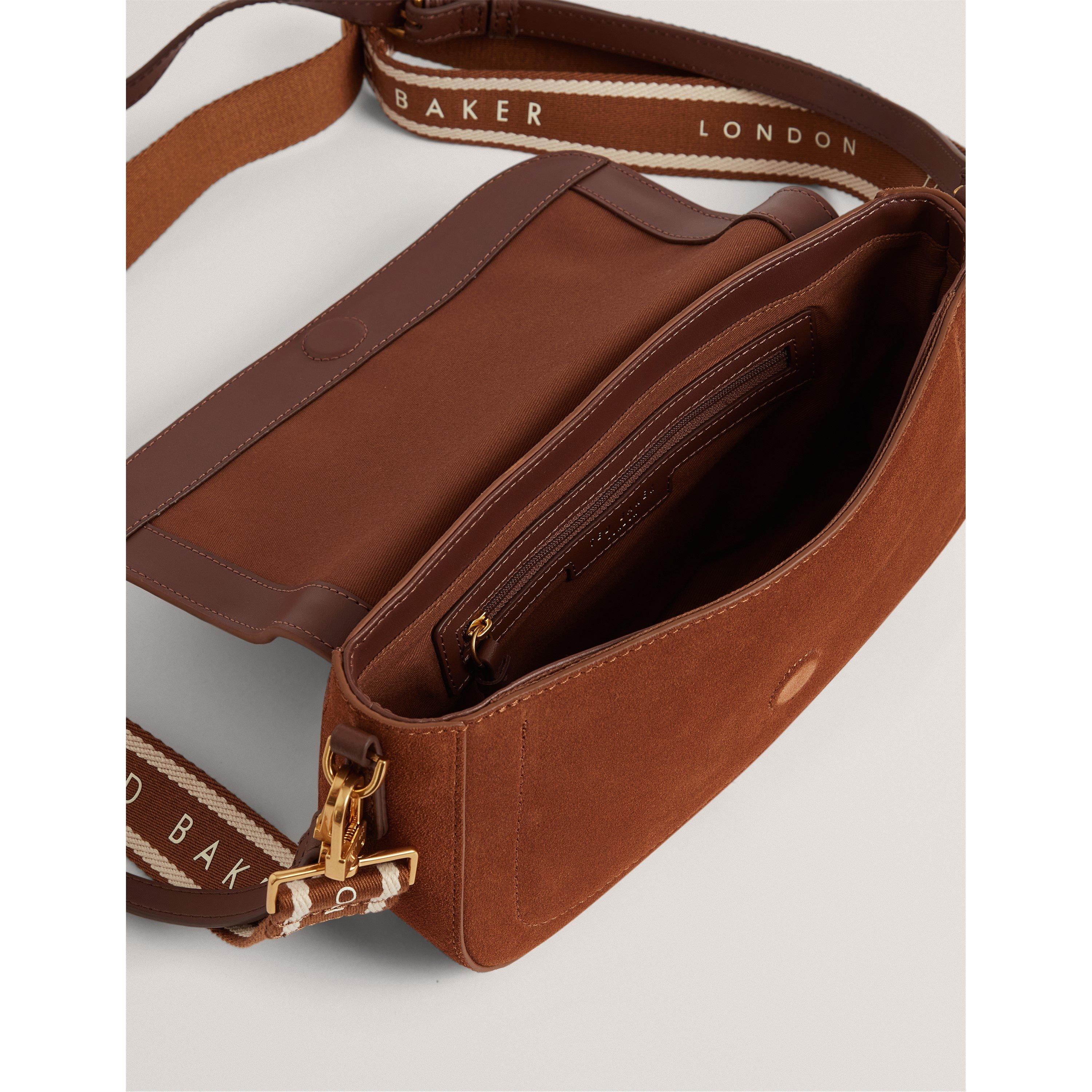 Marron - Ted Baker - Ted Suede Xbody Bag Ld61 - 5