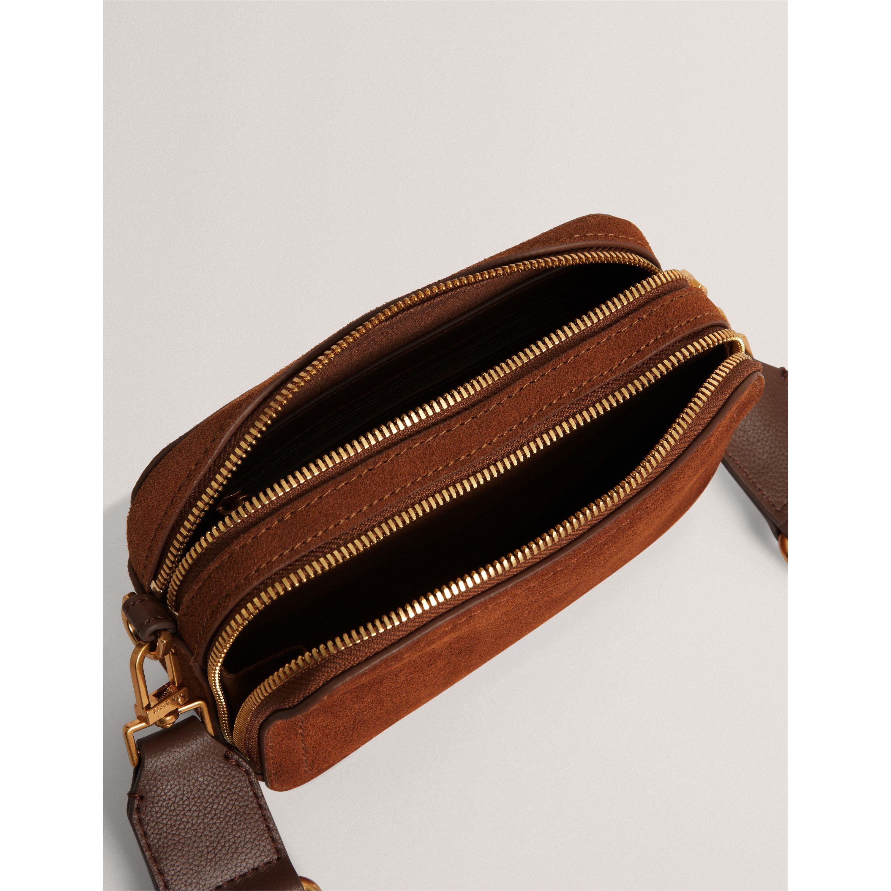 Marrón - Ted Baker - Ted Suede Camera bag Ld61 - 5