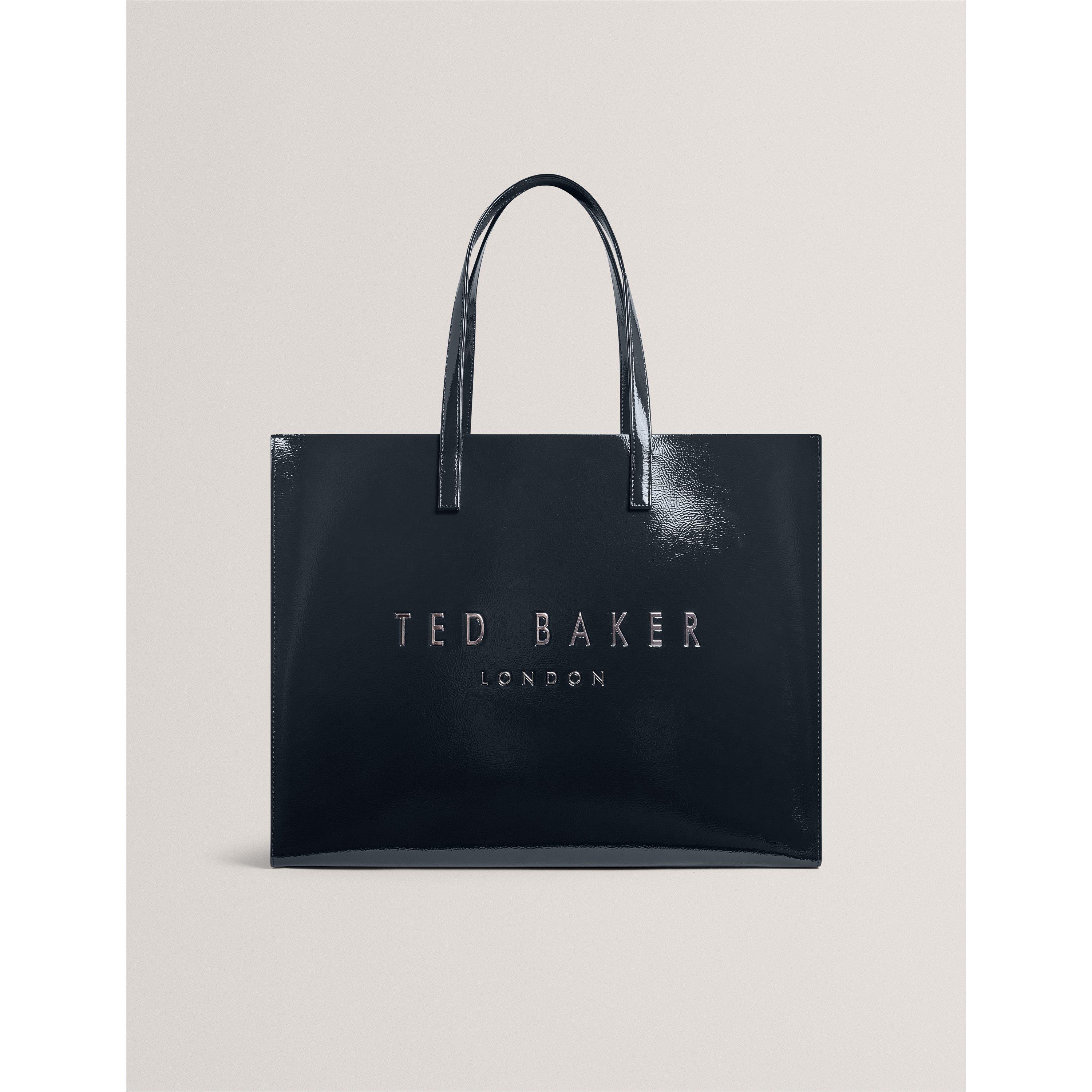 Ted Baker Ted Baker XL Crinkle Icon Tote Bag - Navy