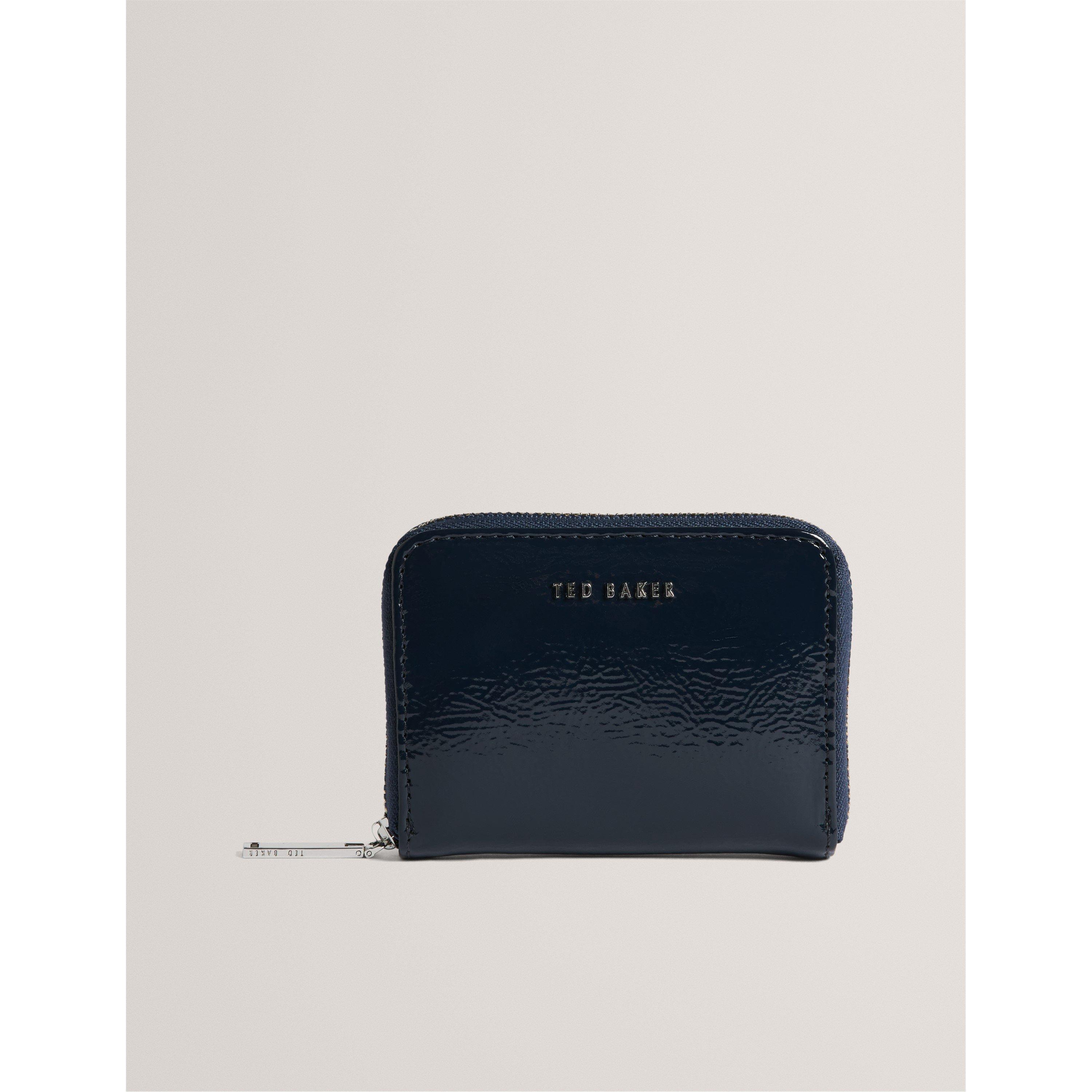 Ted Baker Women's Crinkle Zip Around Purse - Navy