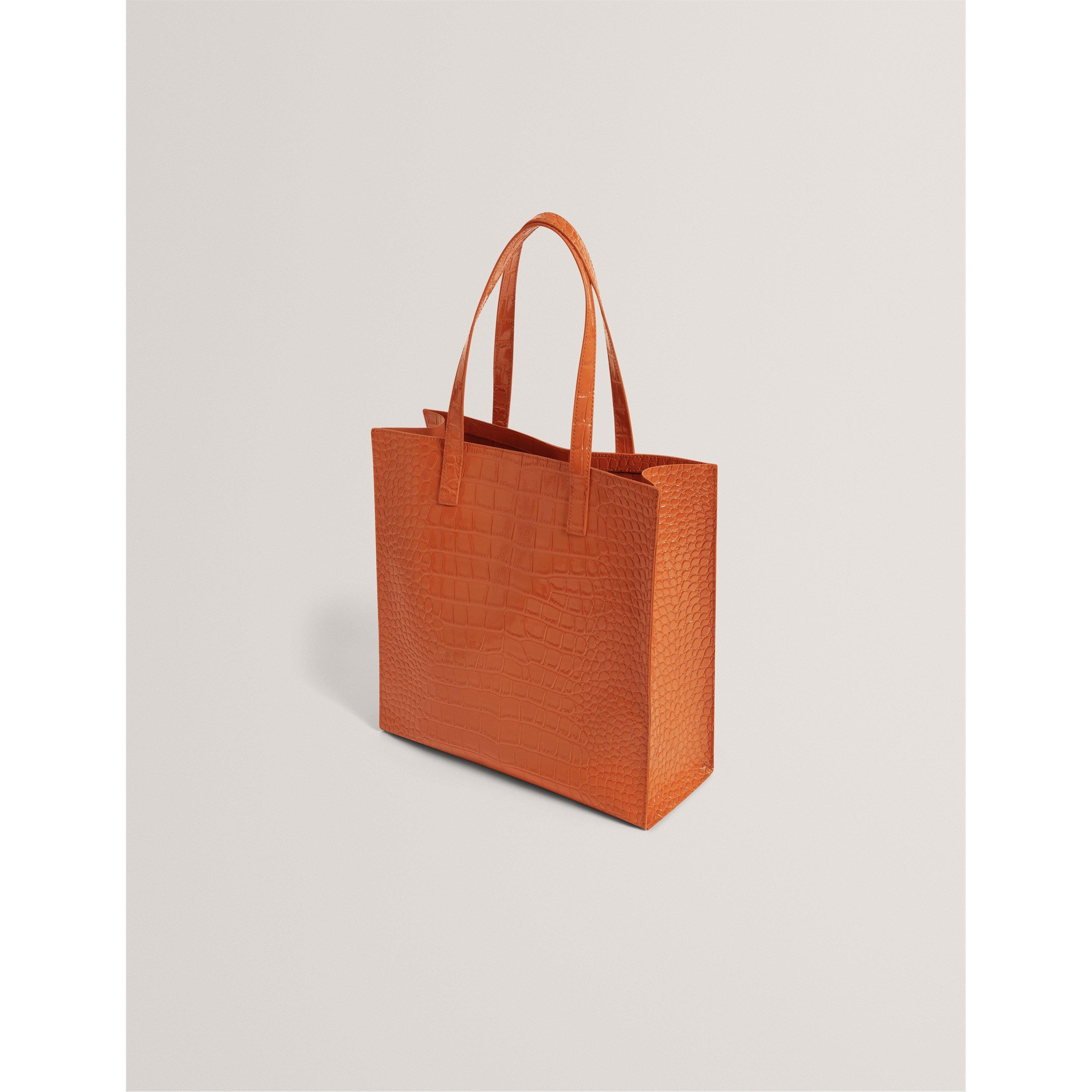 Tan - Ted Baker - Ted L Croc Icon Bag Ld61 - 2