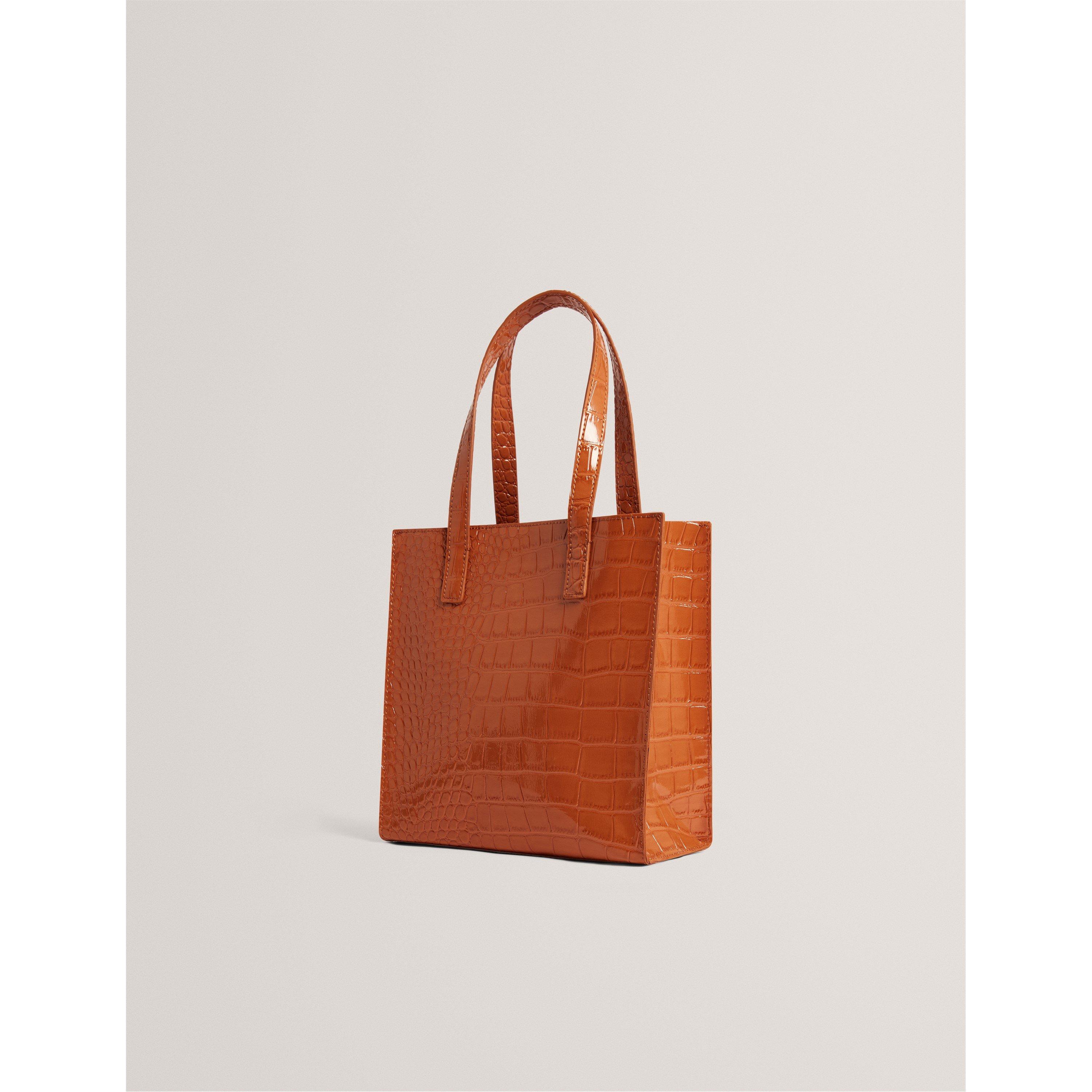 Tan - Ted Baker - Ted S Croc Icon Bag Ld61 - 2