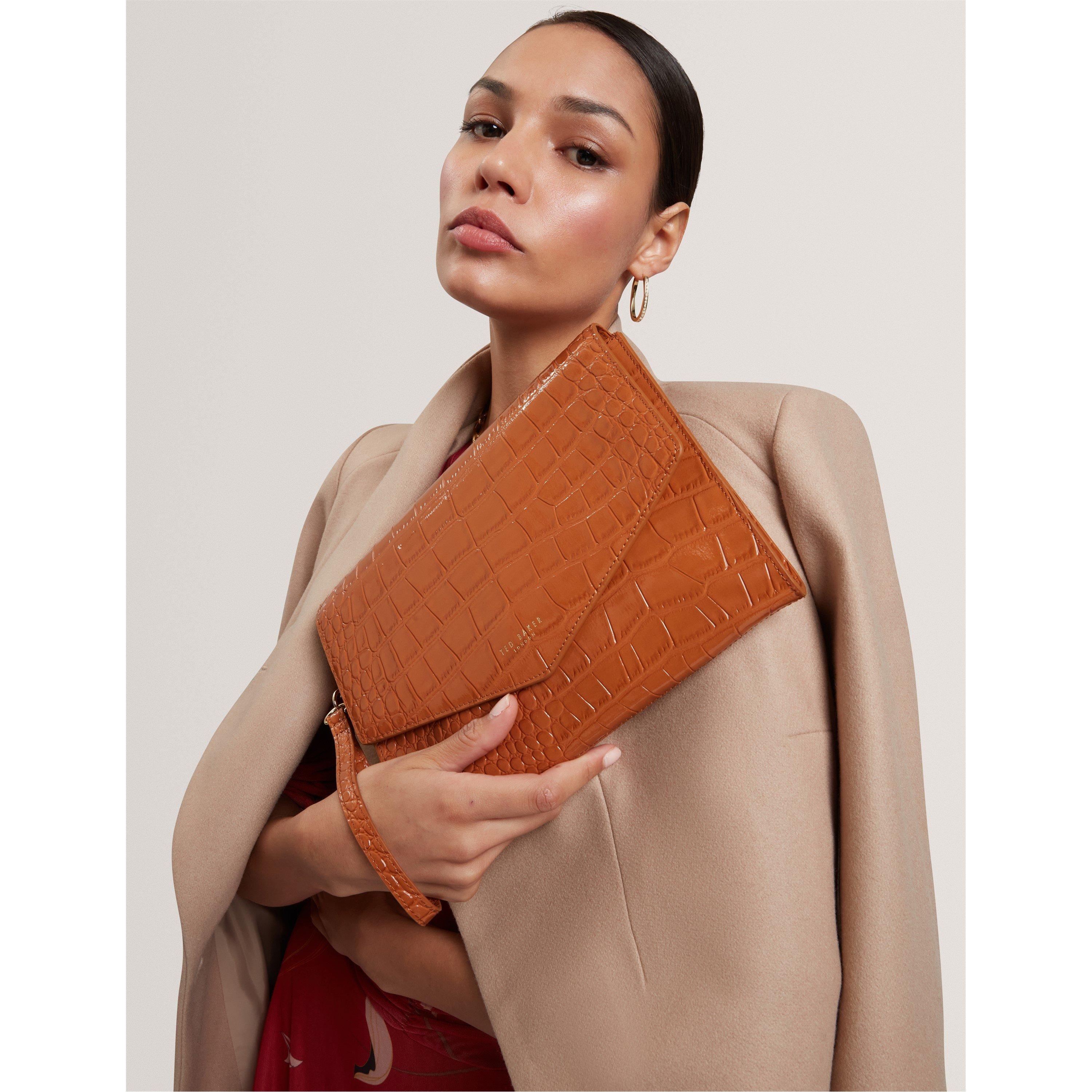 Tan - Ted Baker - Ted Croc Pouch Ld61 - 3