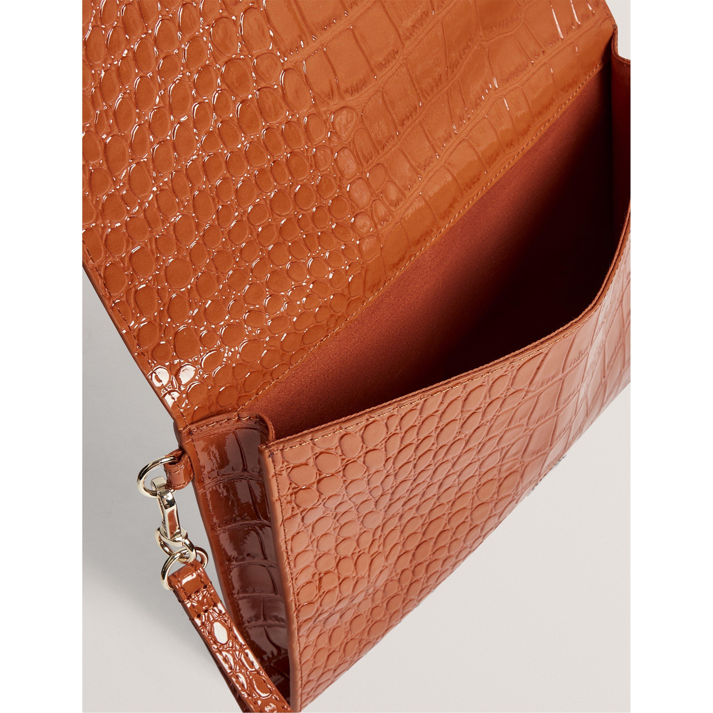 Tan - Ted Baker - Ted Croc Pouch Ld61 - 5