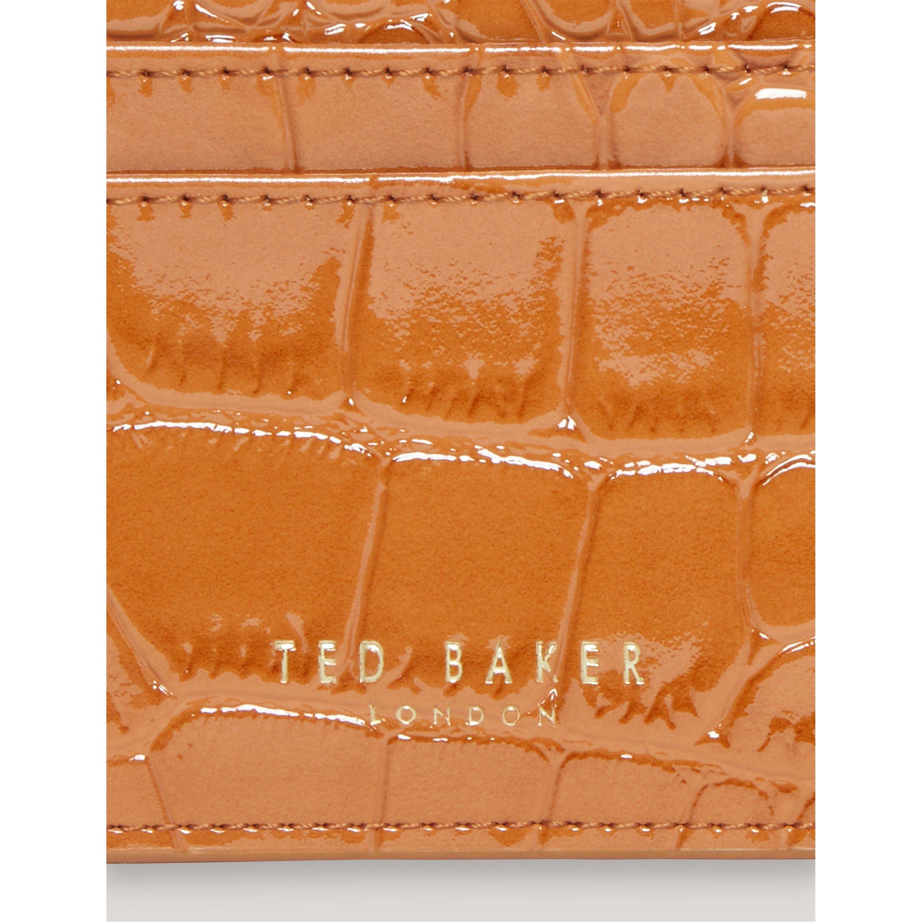 Tan - Ted Baker - Ted Croc Card Holder Ld61 - 3