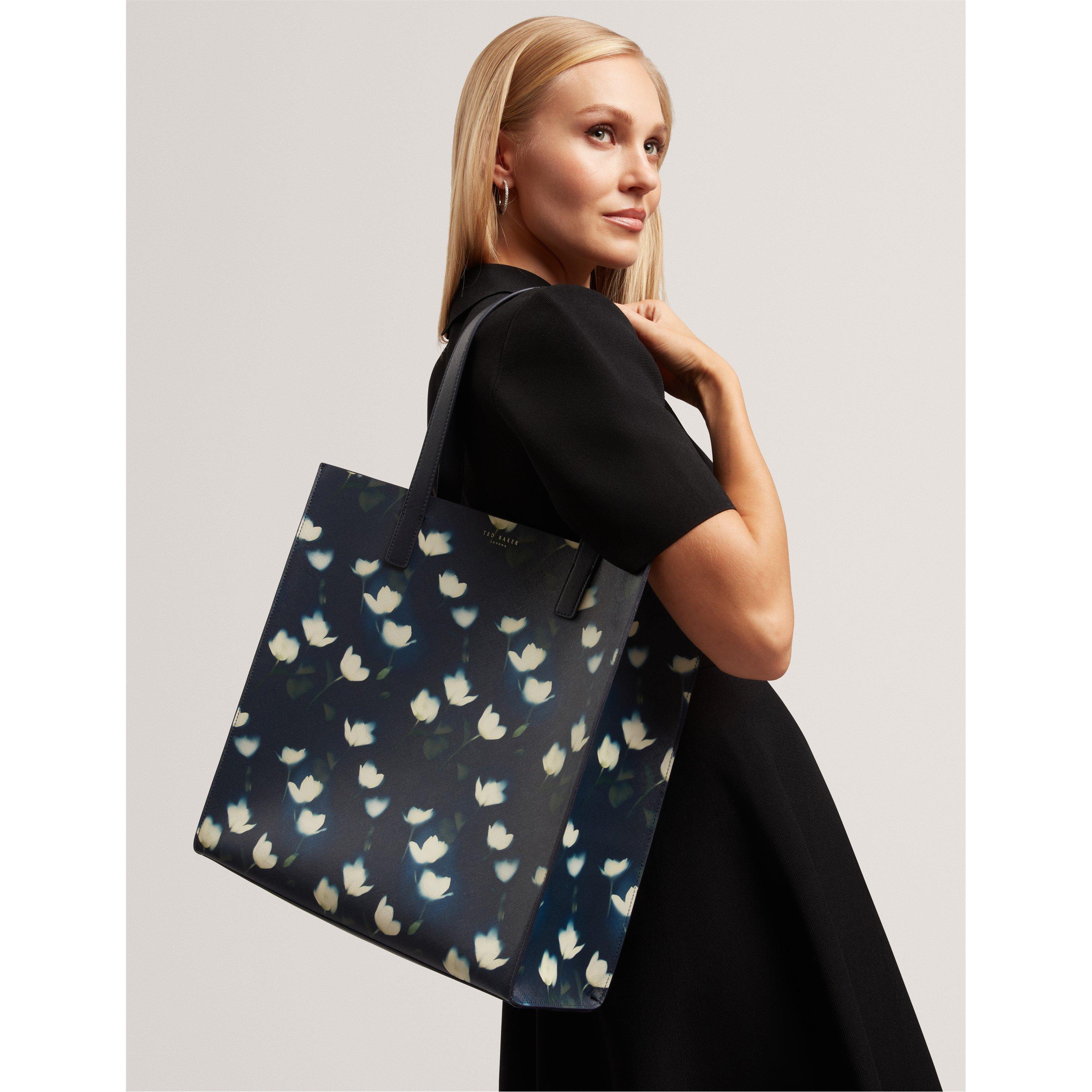 Navy - Ted Baker - Ted L Print Icon Bag Ld61 - 3