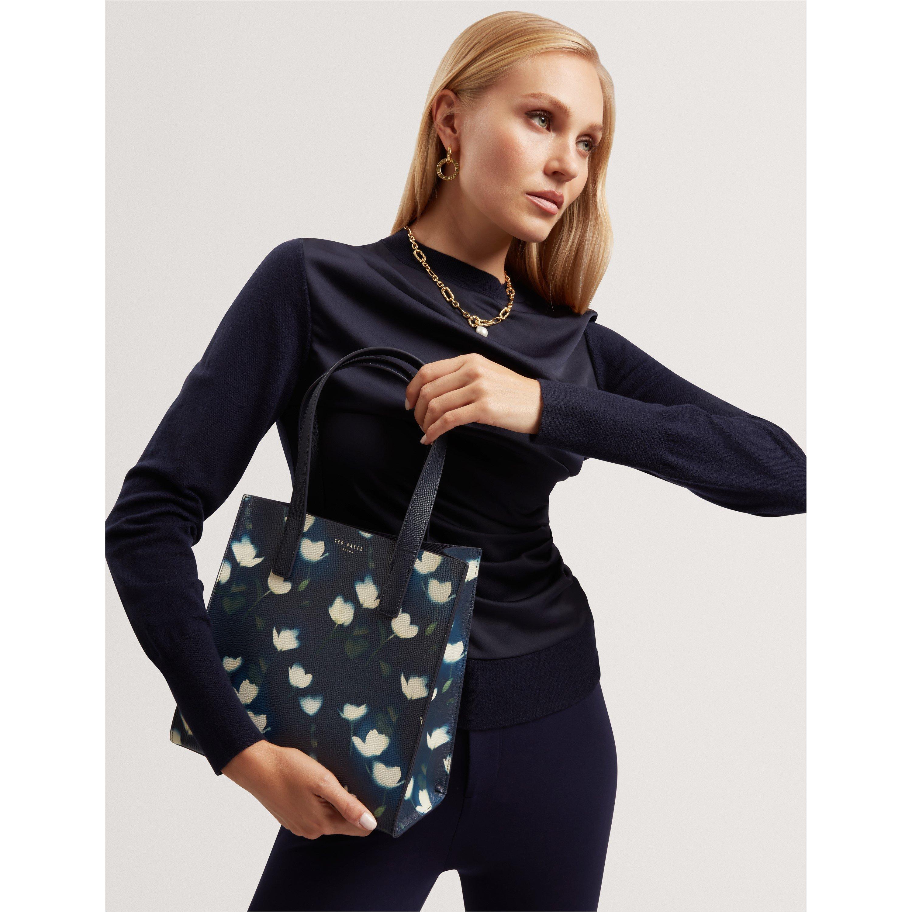 Navy - Ted Baker - Ted S Print Icon Bag Ld61 - 3