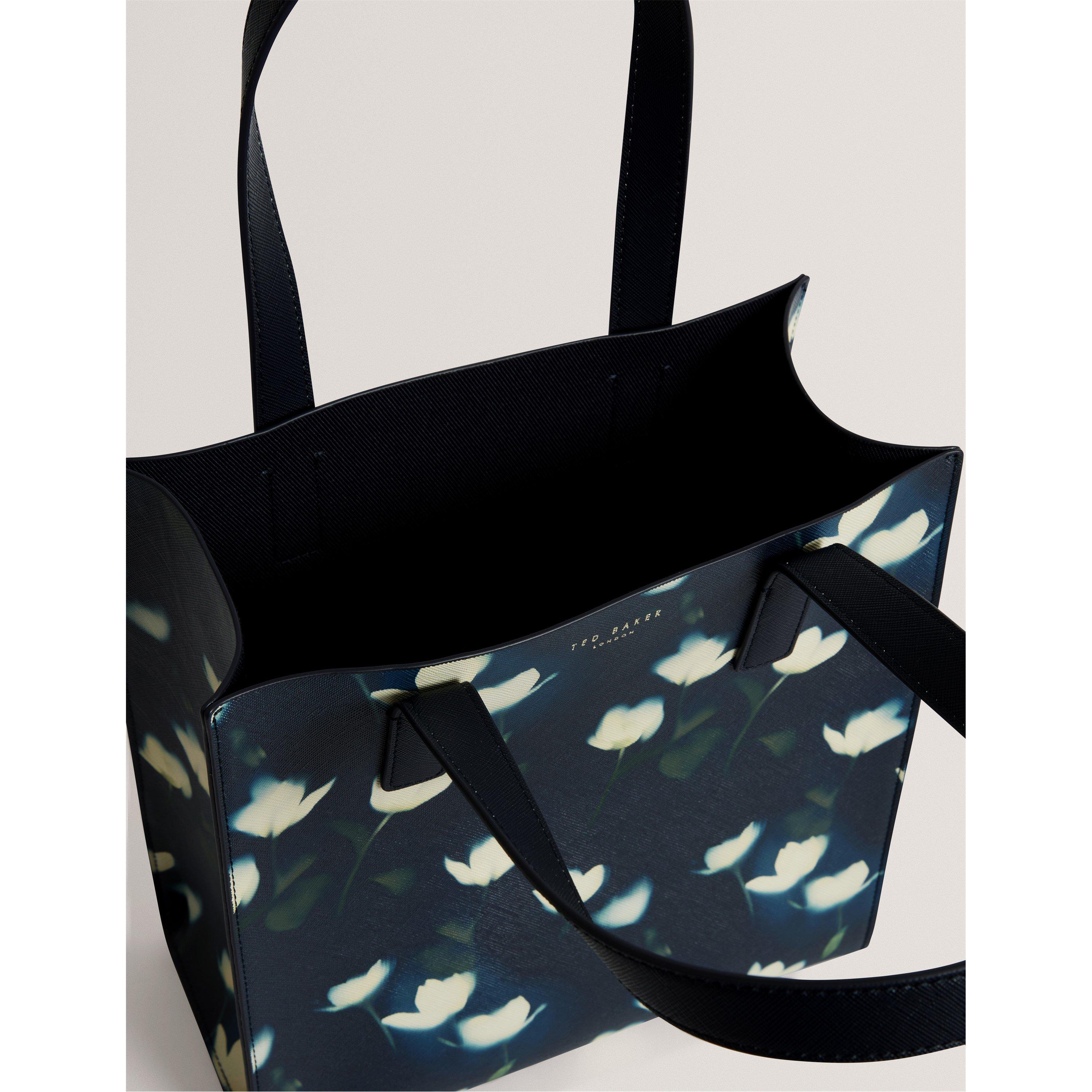 Navy - Ted Baker - Ted S Print Icon Bag Ld61 - 5