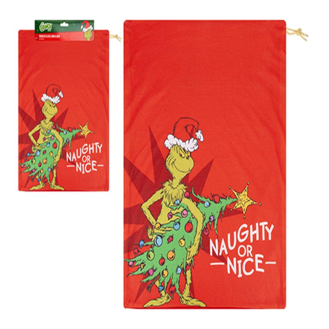 Grinch Kids' Santa Sack Gift Bags