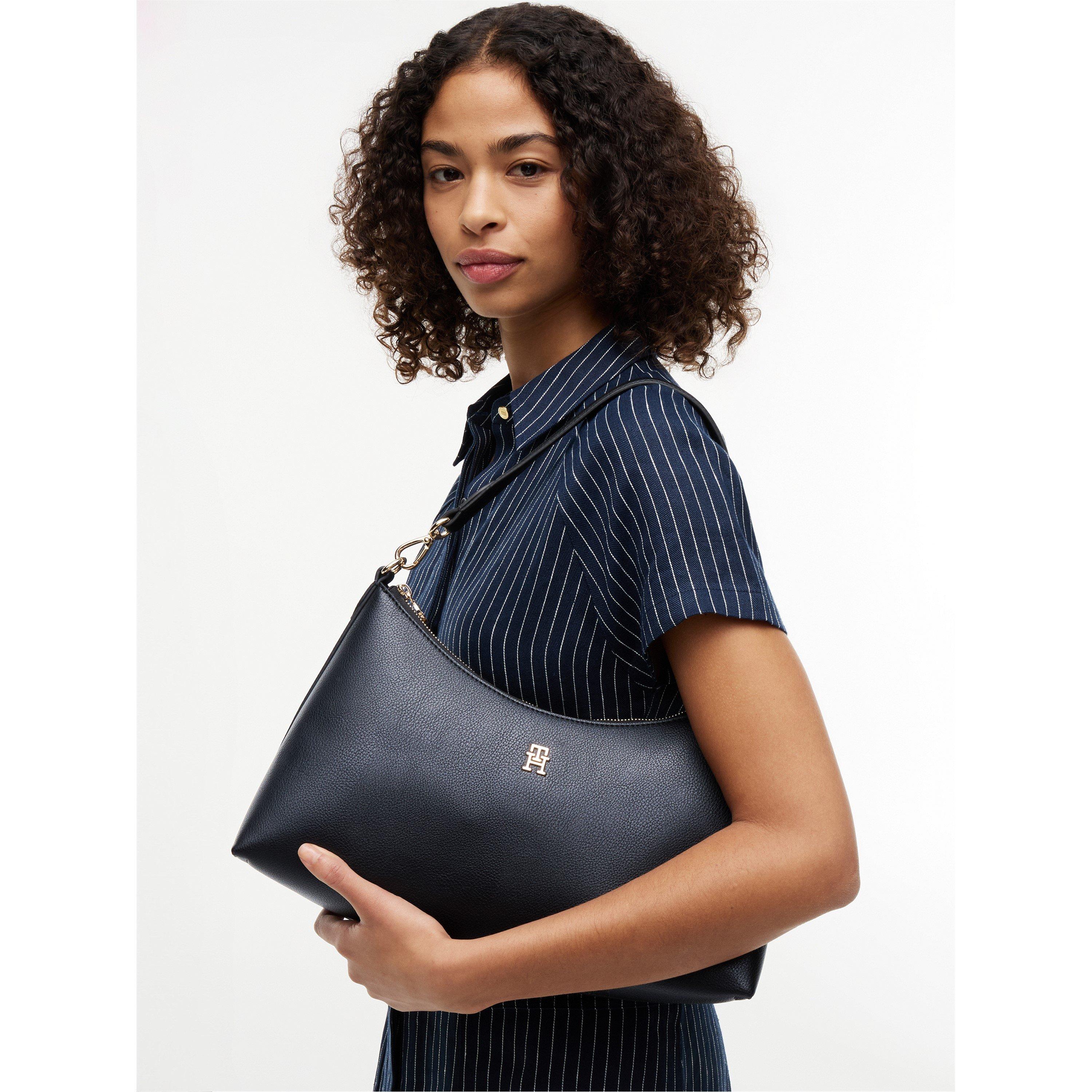 Black - Tommy Hilfiger - Women's Shoulder Bag - 2