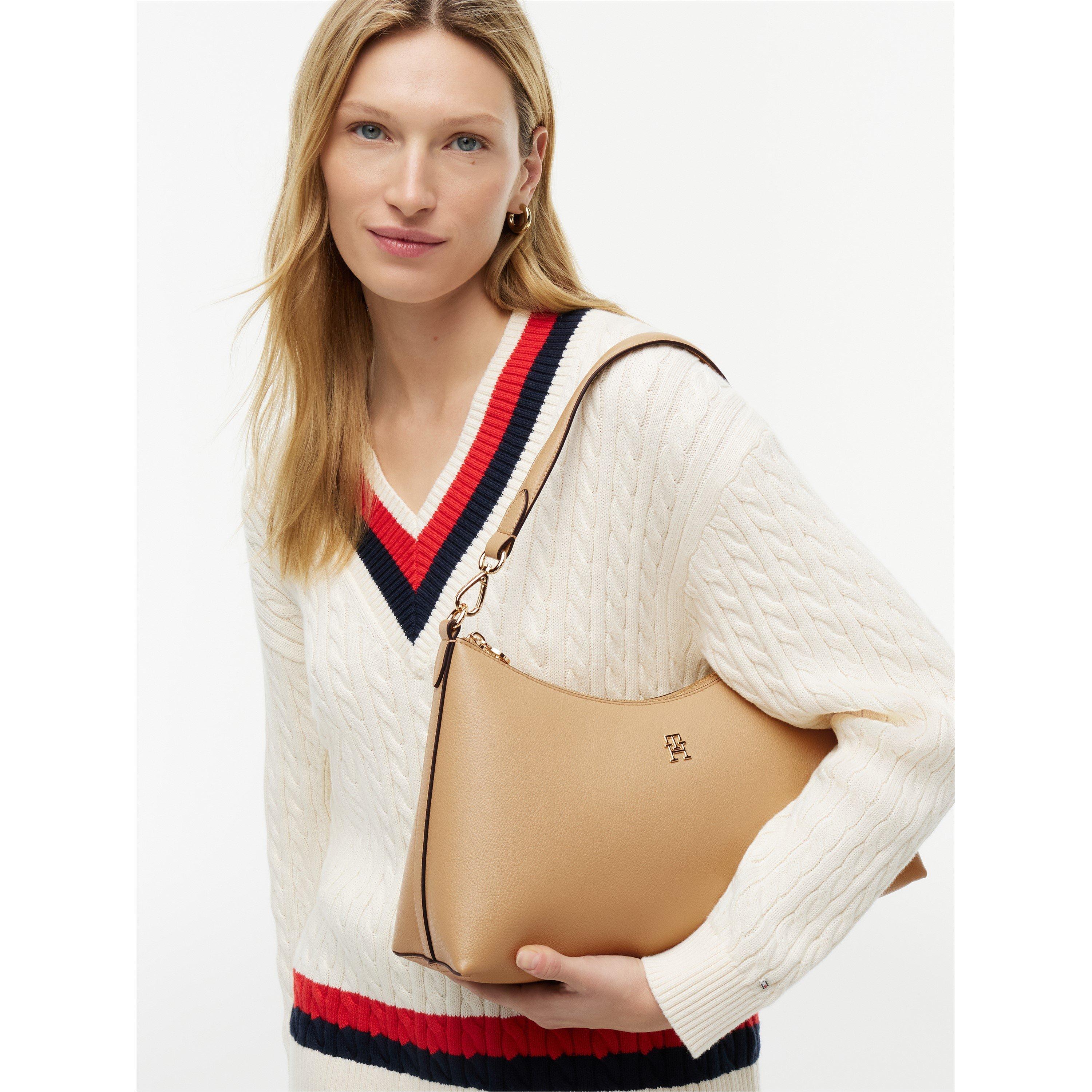 Classic Khaki - Tommy Hilfiger - Women's Shoulder Bag - 2