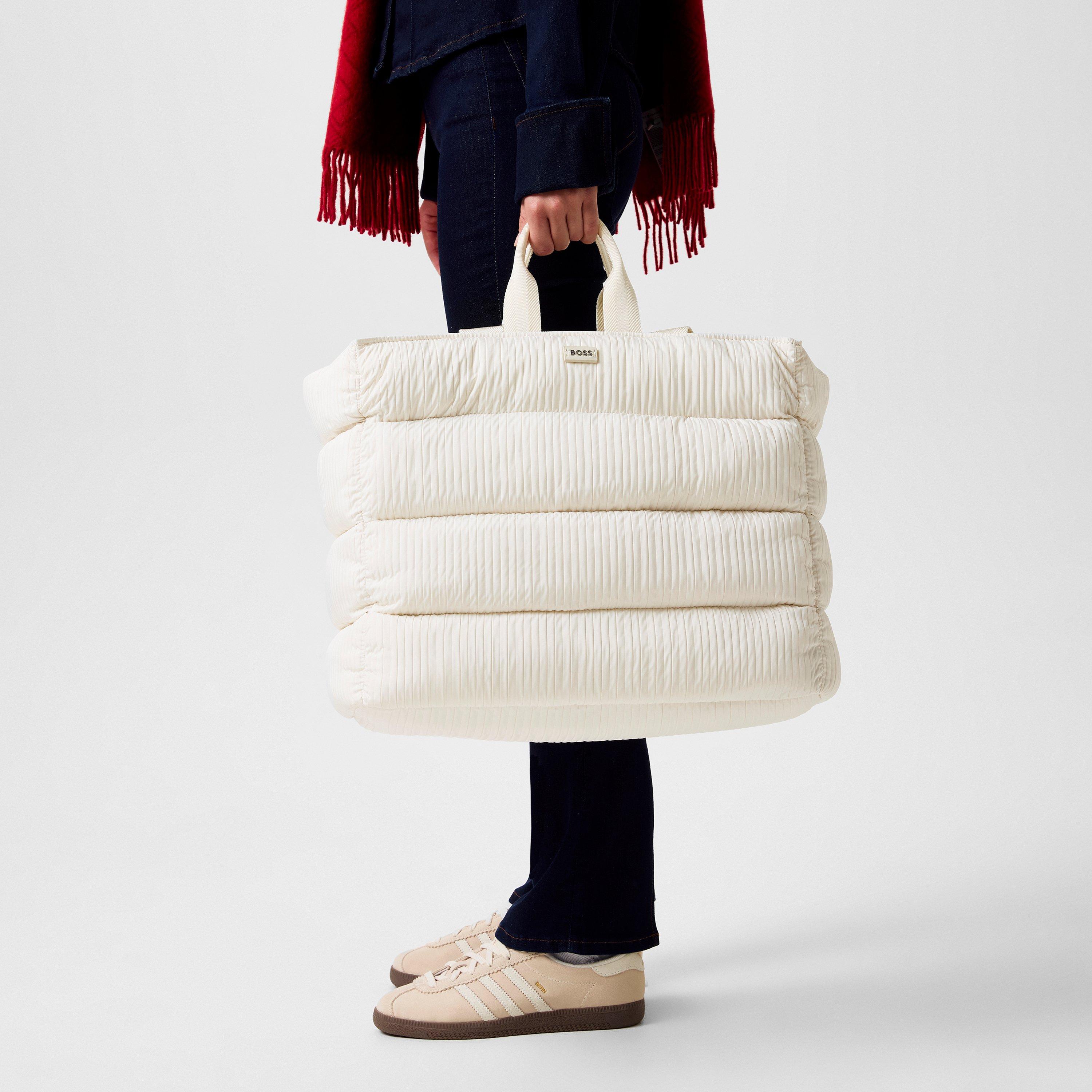 Open White - Boss - Women's Deva Tote Puffer Bag with Spacious Compartment - 2