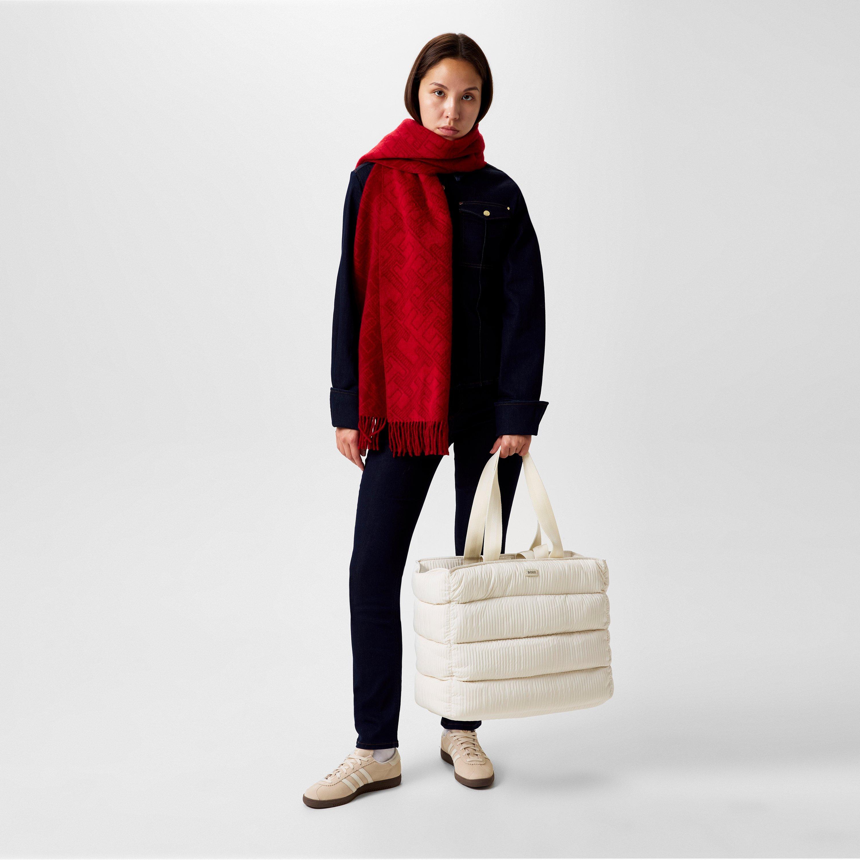 Open White - Boss - Women's Deva Tote Puffer Bag with Spacious Compartment - 4