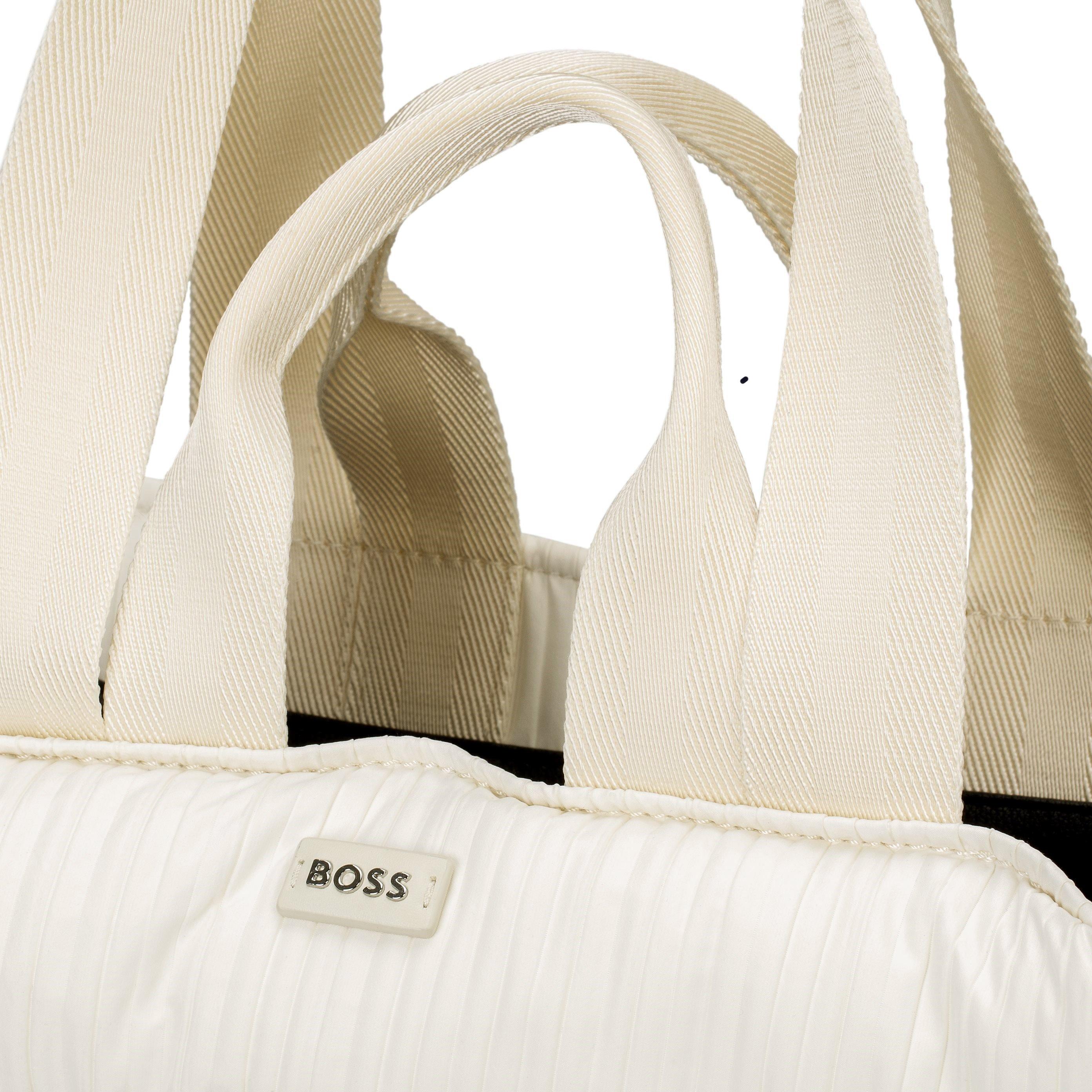 Open White - Boss - Women's Deva Tote Puffer Bag with Spacious Compartment - 3