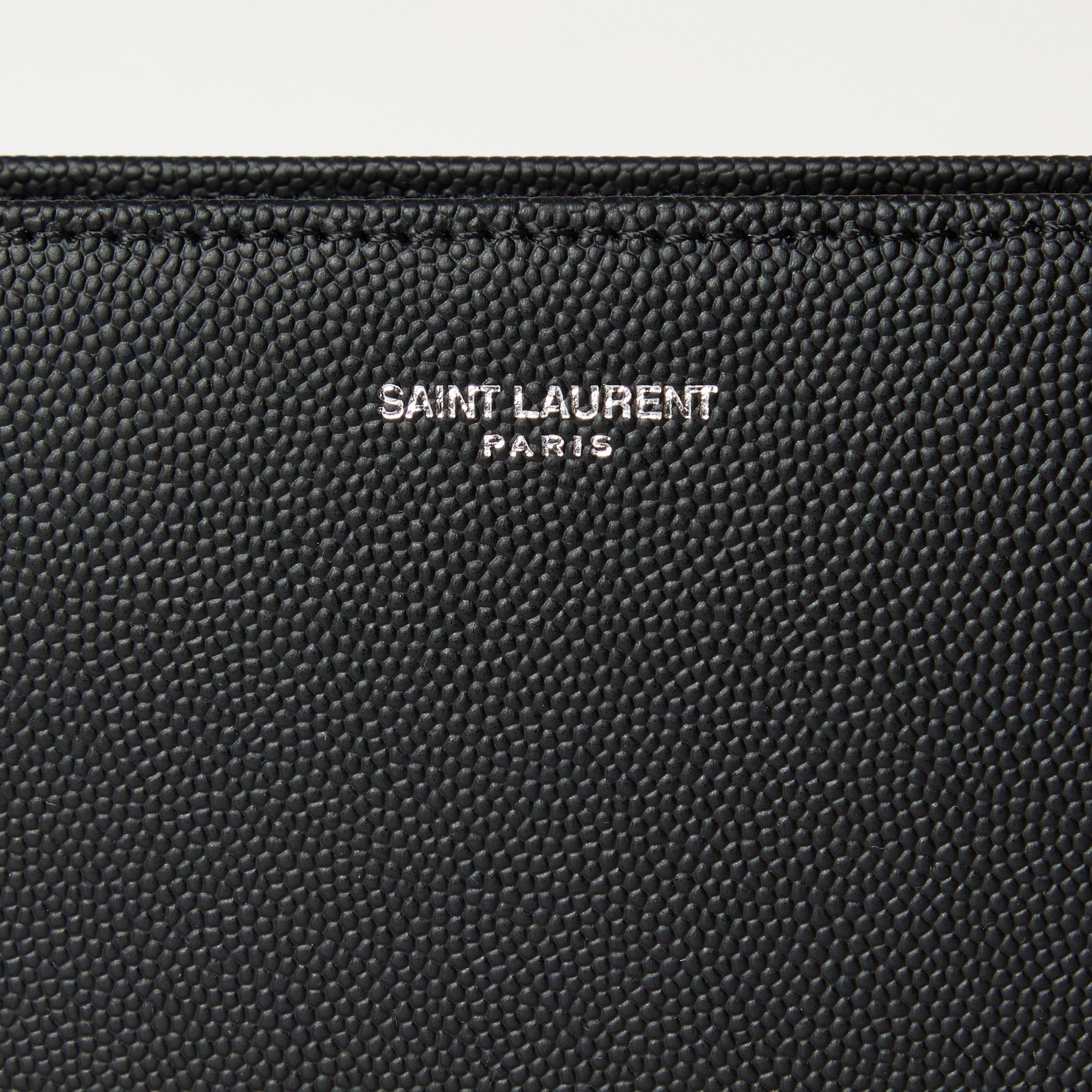Black - Saint Laurent - Men's Zip Around Purse - 3