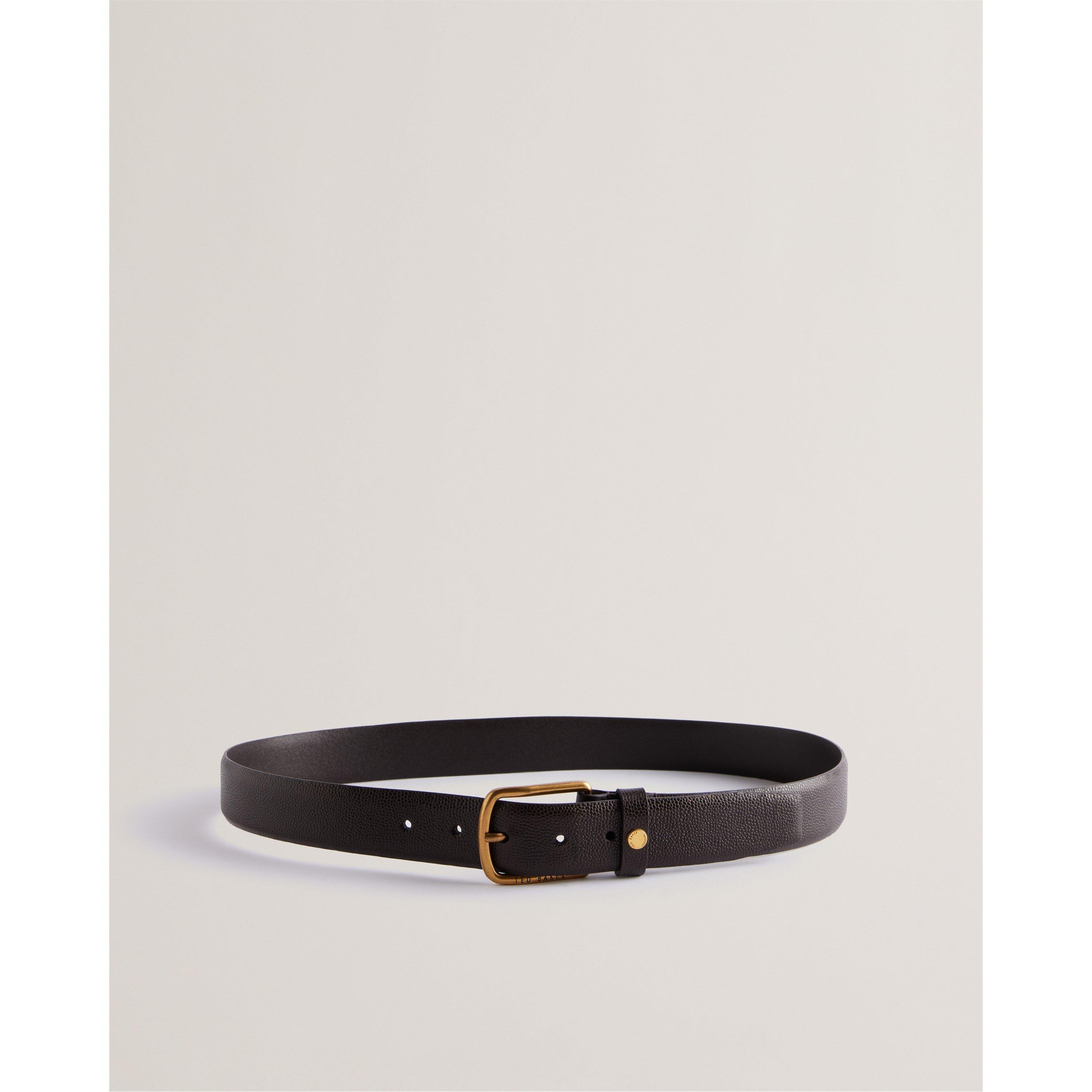 Ted Baker Men's Caviar Leather Belt - Brown - 30W