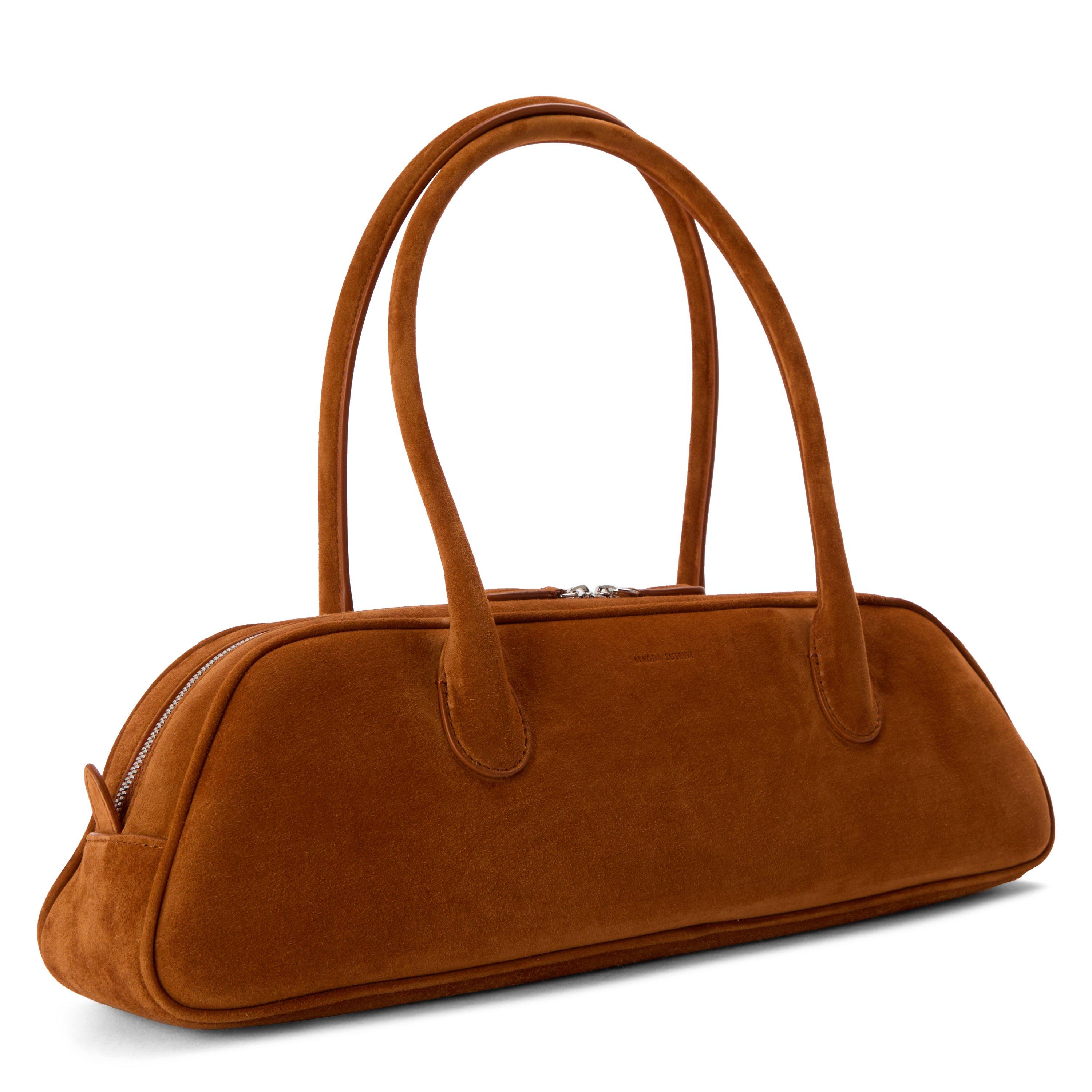 Dark Caramel - Magda Butrym - Women's Baguette Bag - 2