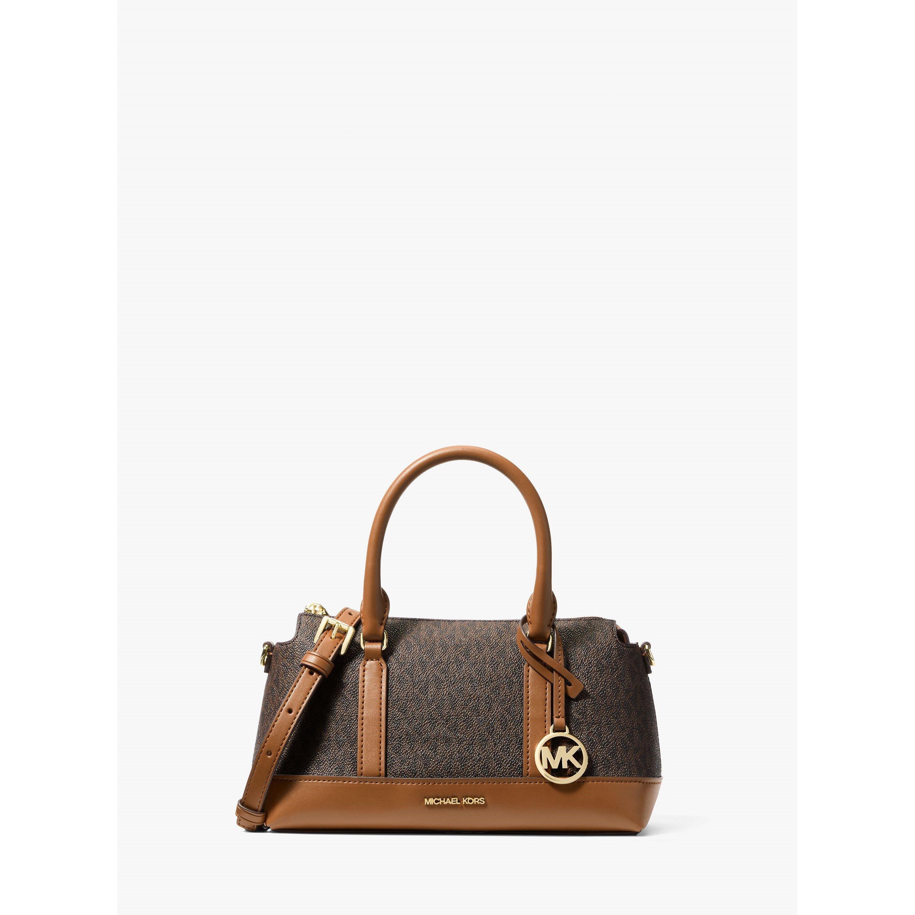 MICHAEL Michael Kors Women's Satchel Bag - BRN/ACORN