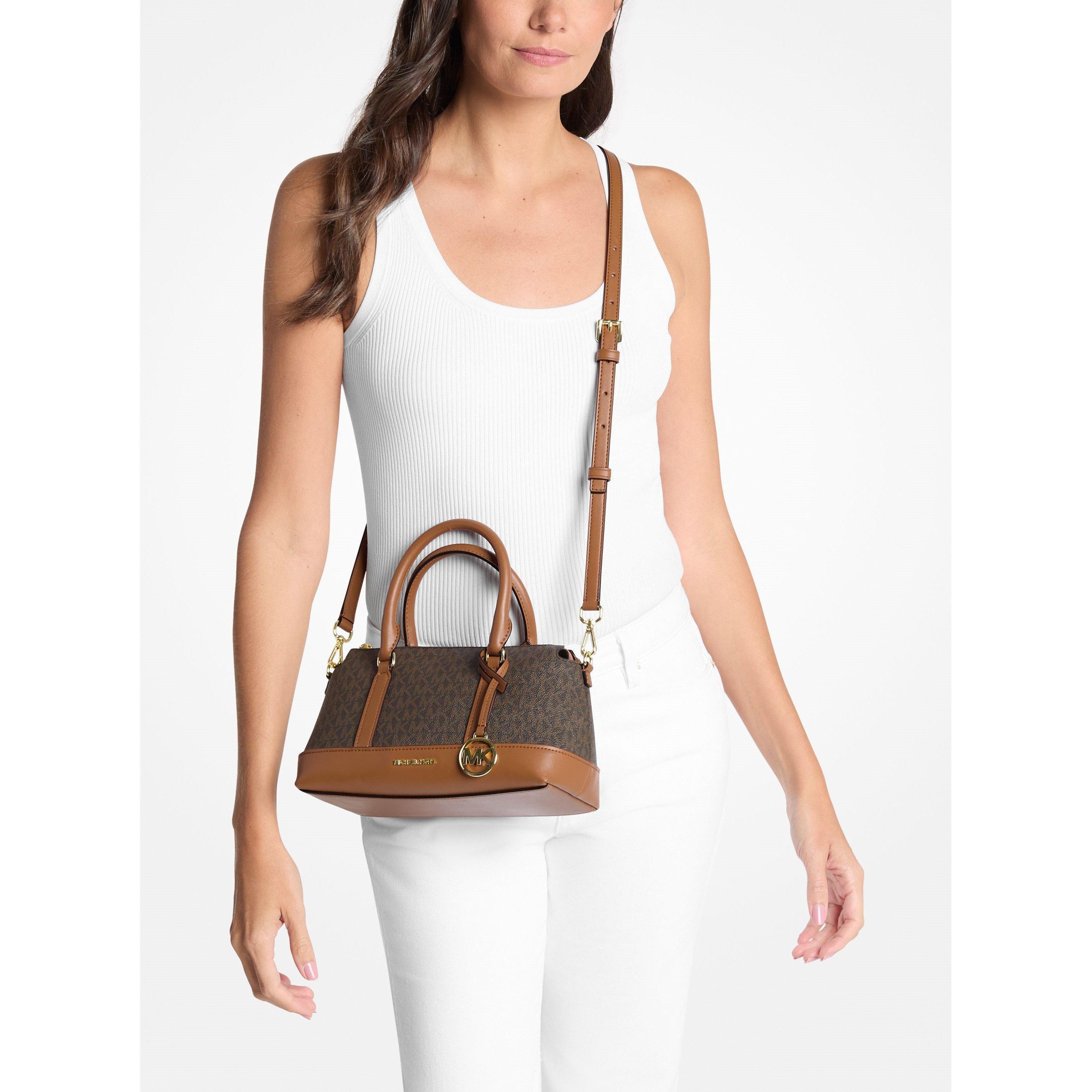 BRN/ACORN - MICHAEL Michael Kors - Women's Satchel Bag - 3