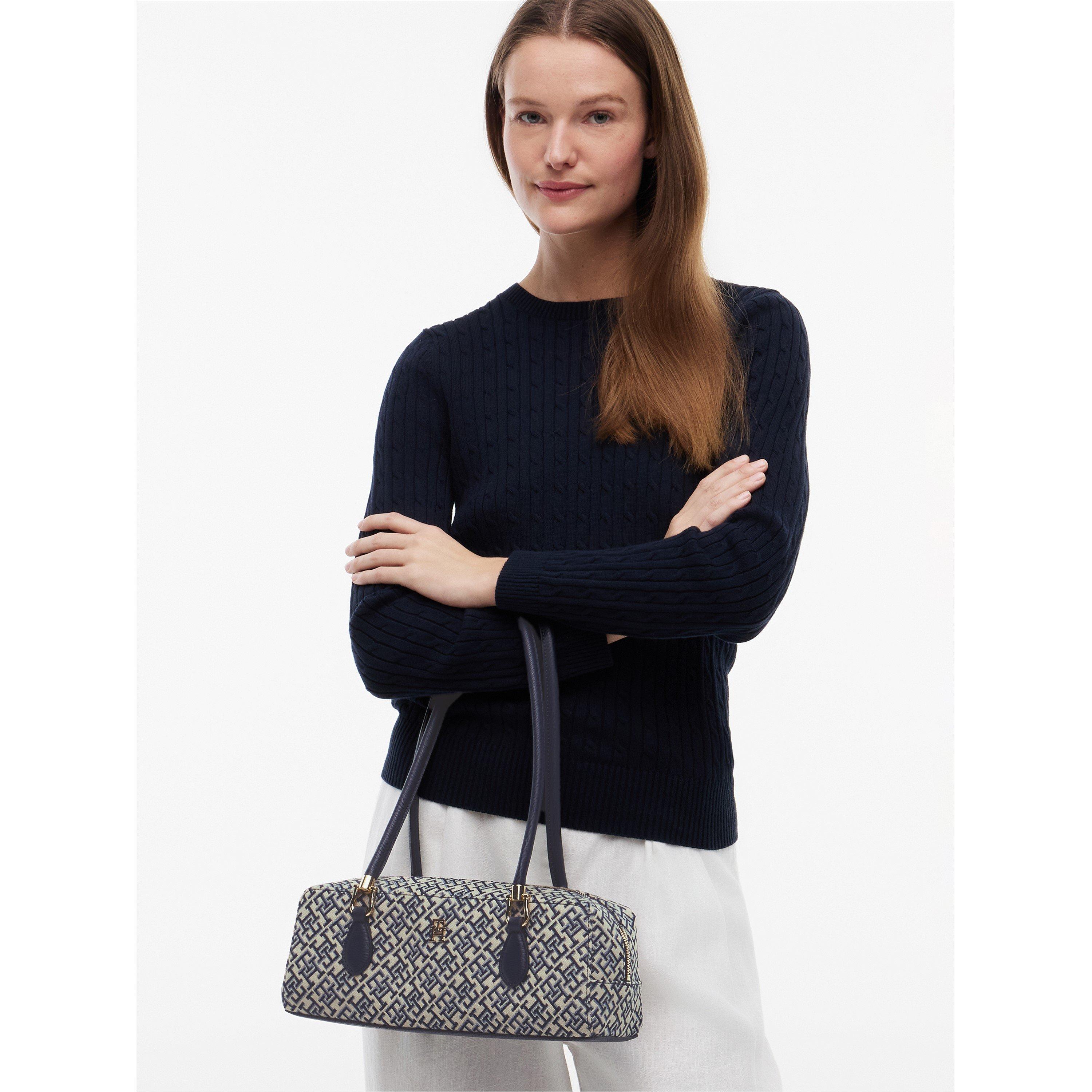 Blue Mono - Tommy Hilfiger - Women's Shoulder Bag - 2