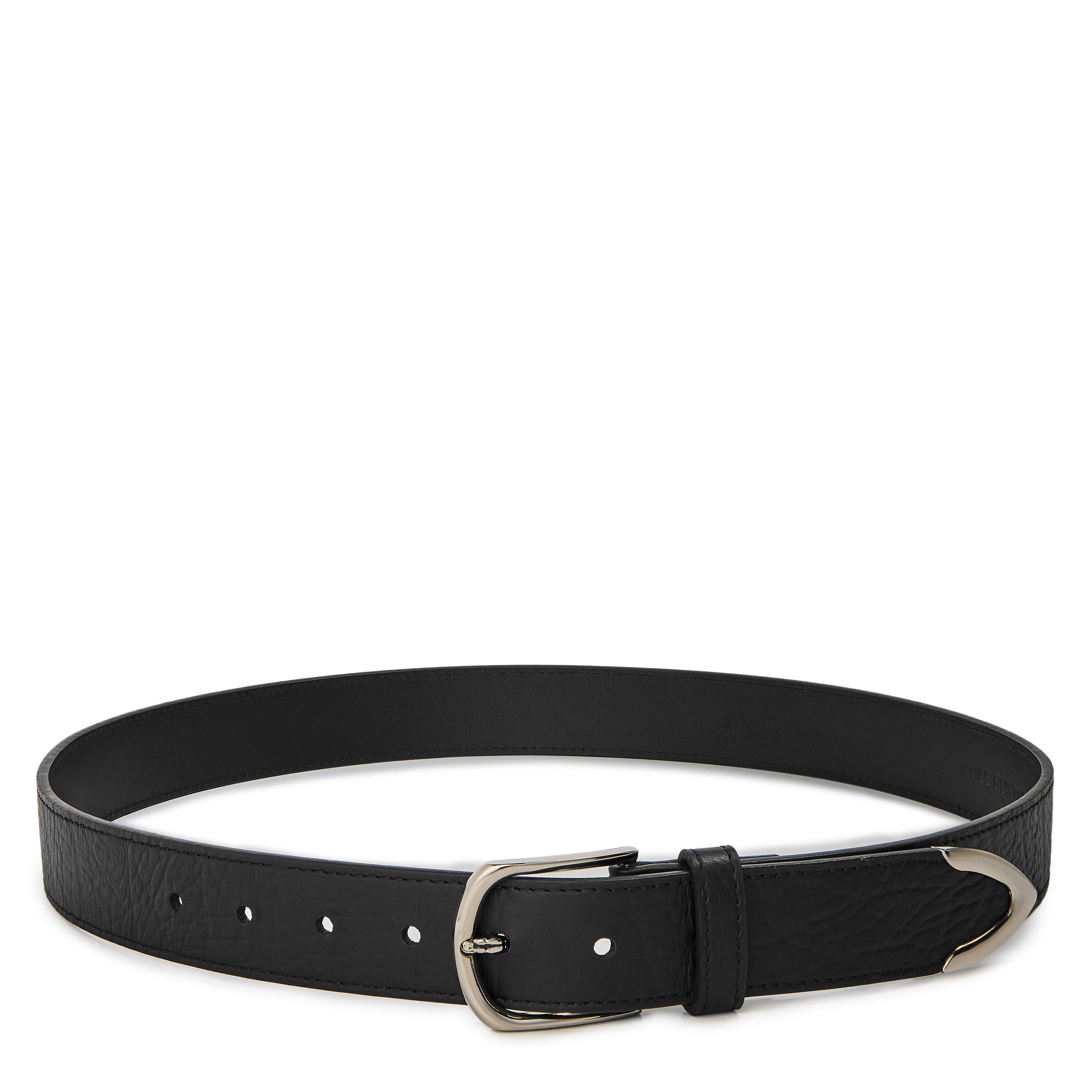 Black - Cole Buxton - Men's Leather Belt - 1
