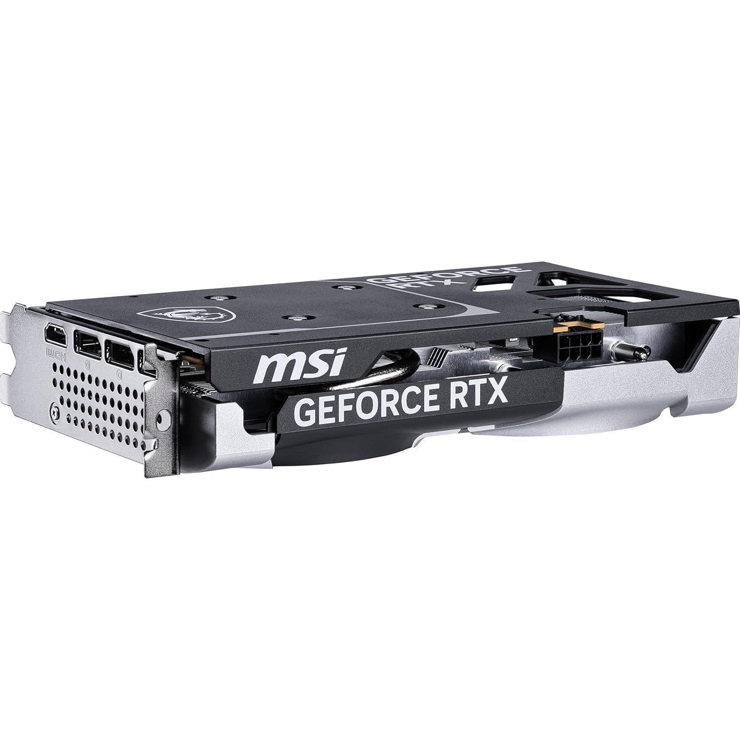 Crna - MSI - NVIDIA GeForce RTX 5060 VENTUS 2X OC Graphics Card for Gaming - 8GB - 3
