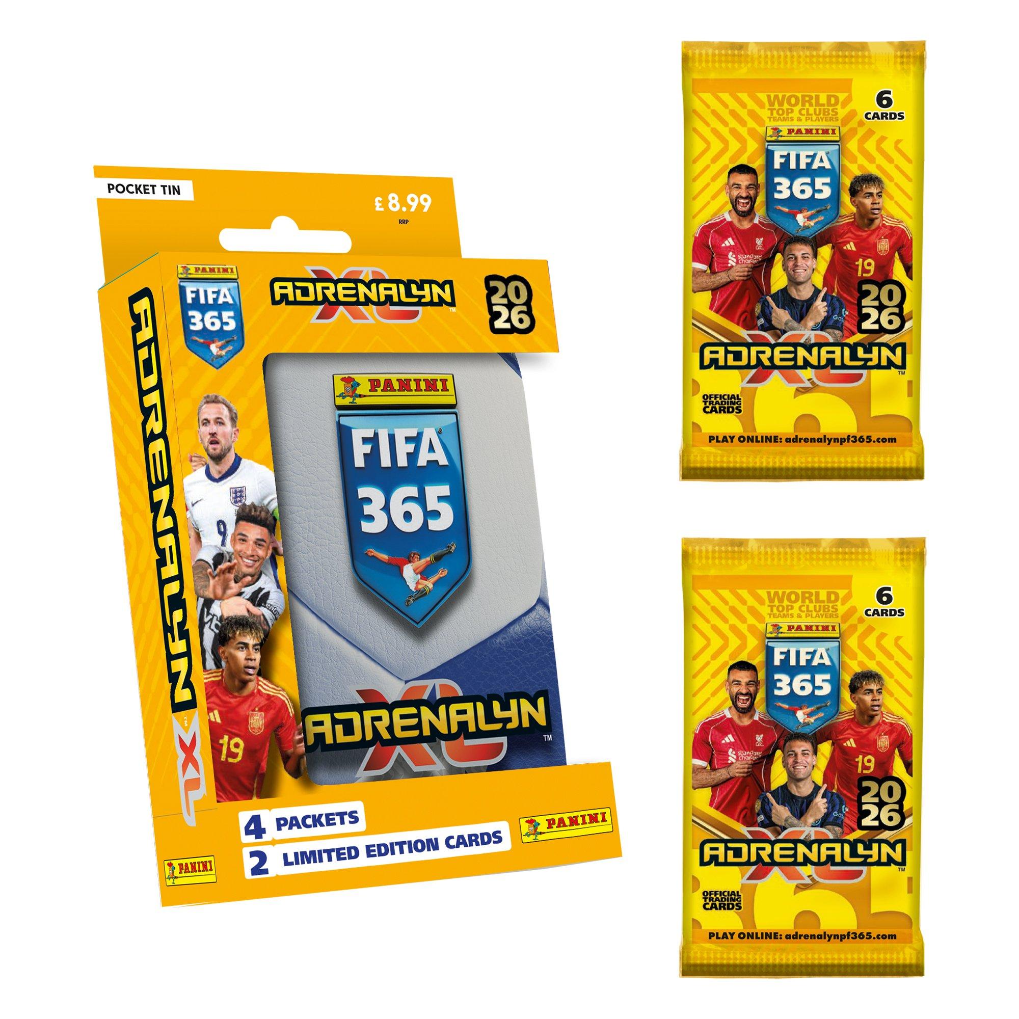 Pacote Mega - Panini - FIFA 365 2025/26 Adrenalyn XL Trading Card Collection Mega Pack Bundle - 2