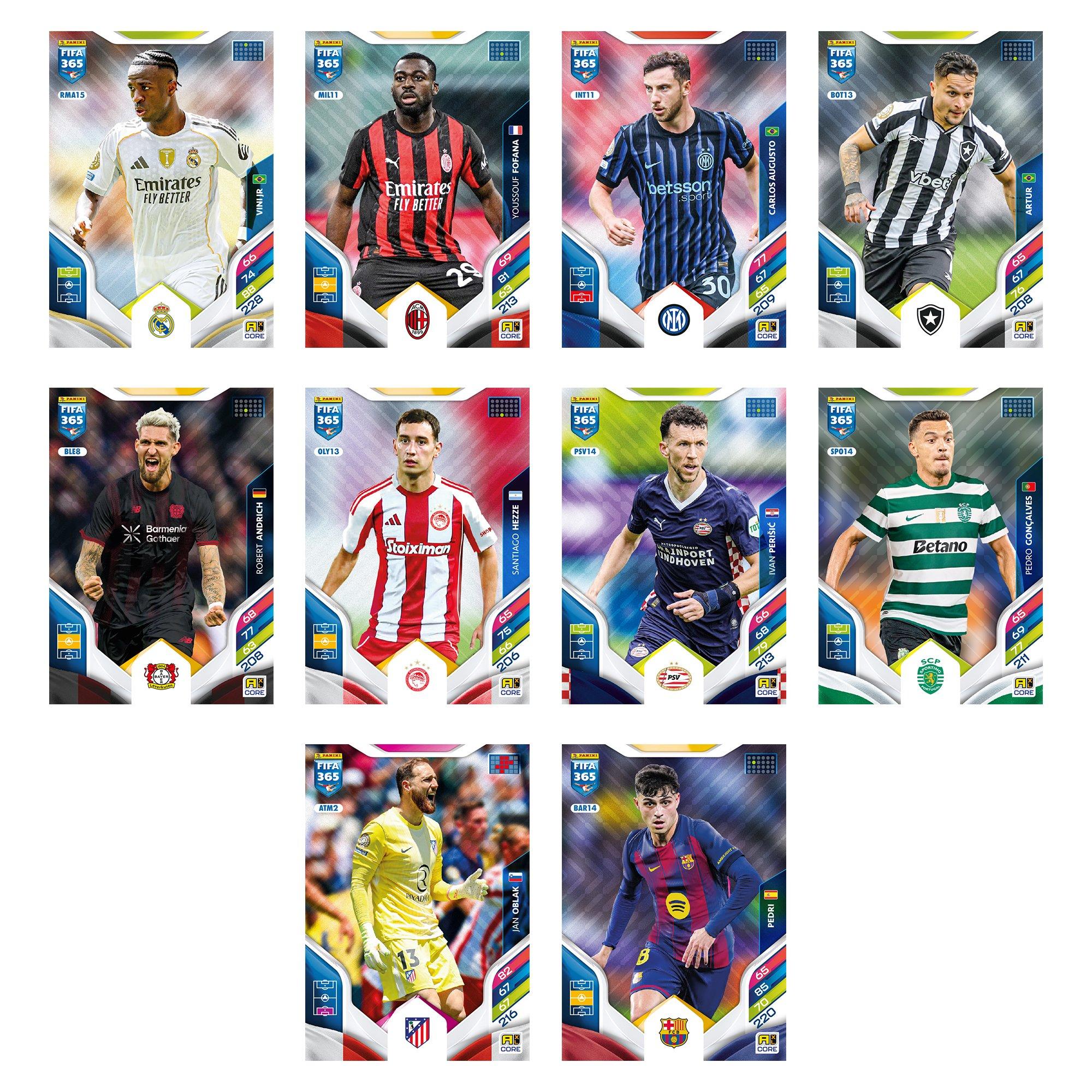 Pacote Mega - Panini - FIFA 365 2025/26 Adrenalyn XL Trading Card Collection Mega Pack Bundle - 3