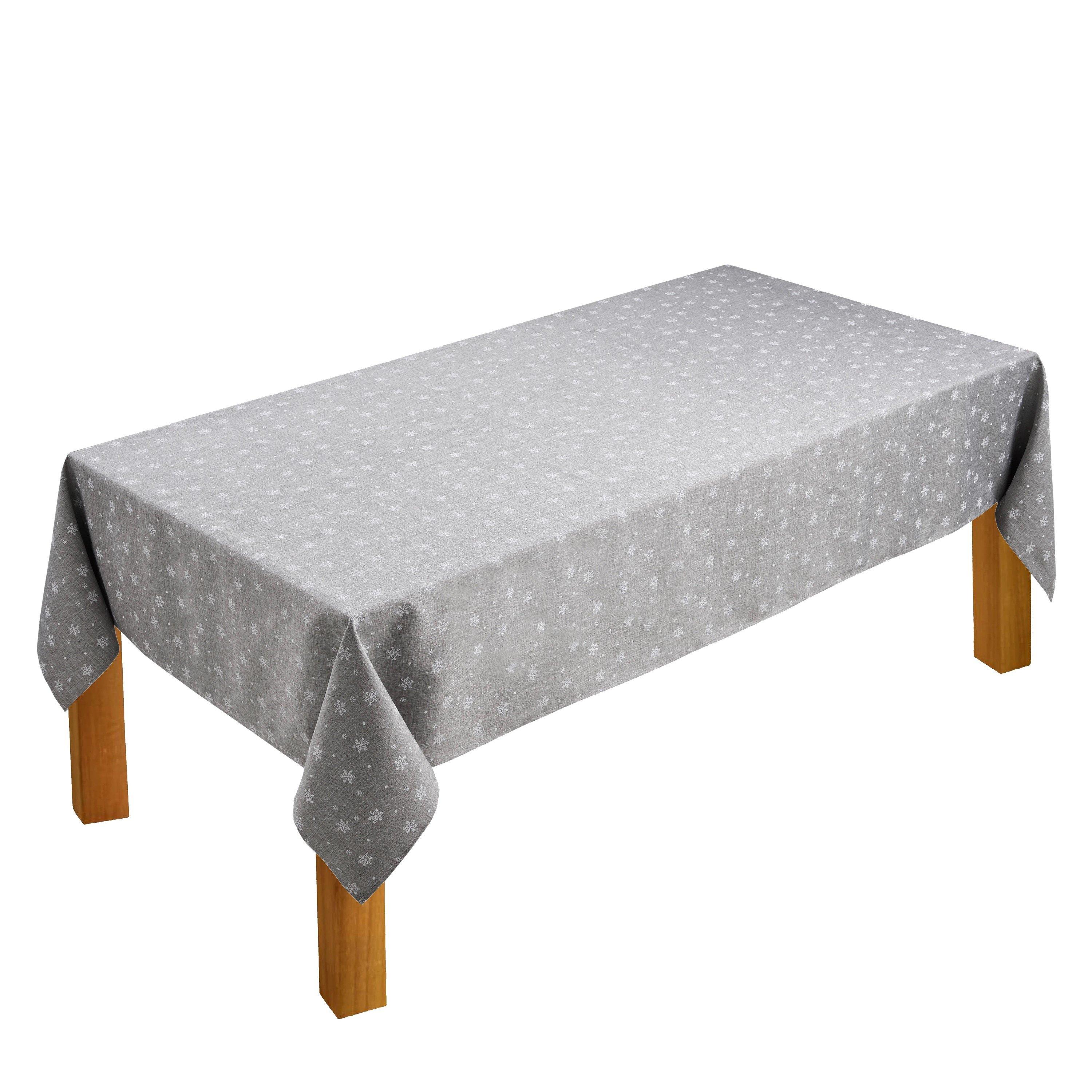 Grey - Alan Symonds - Cationic Star Grey Tablecloth - 1