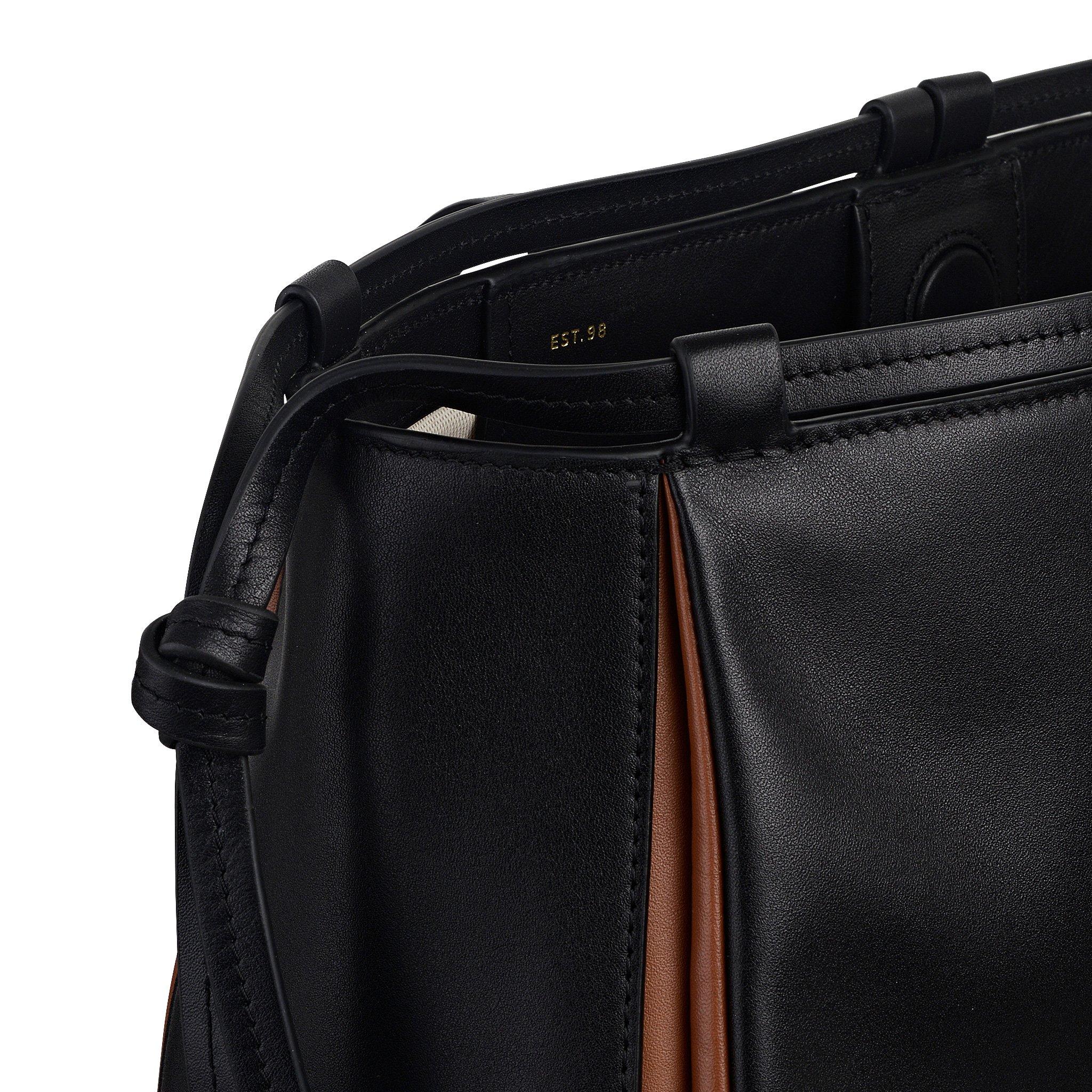 BLACK - Radley - Women's The Connaught Leather Shoulder Strap Tote Bag - 4