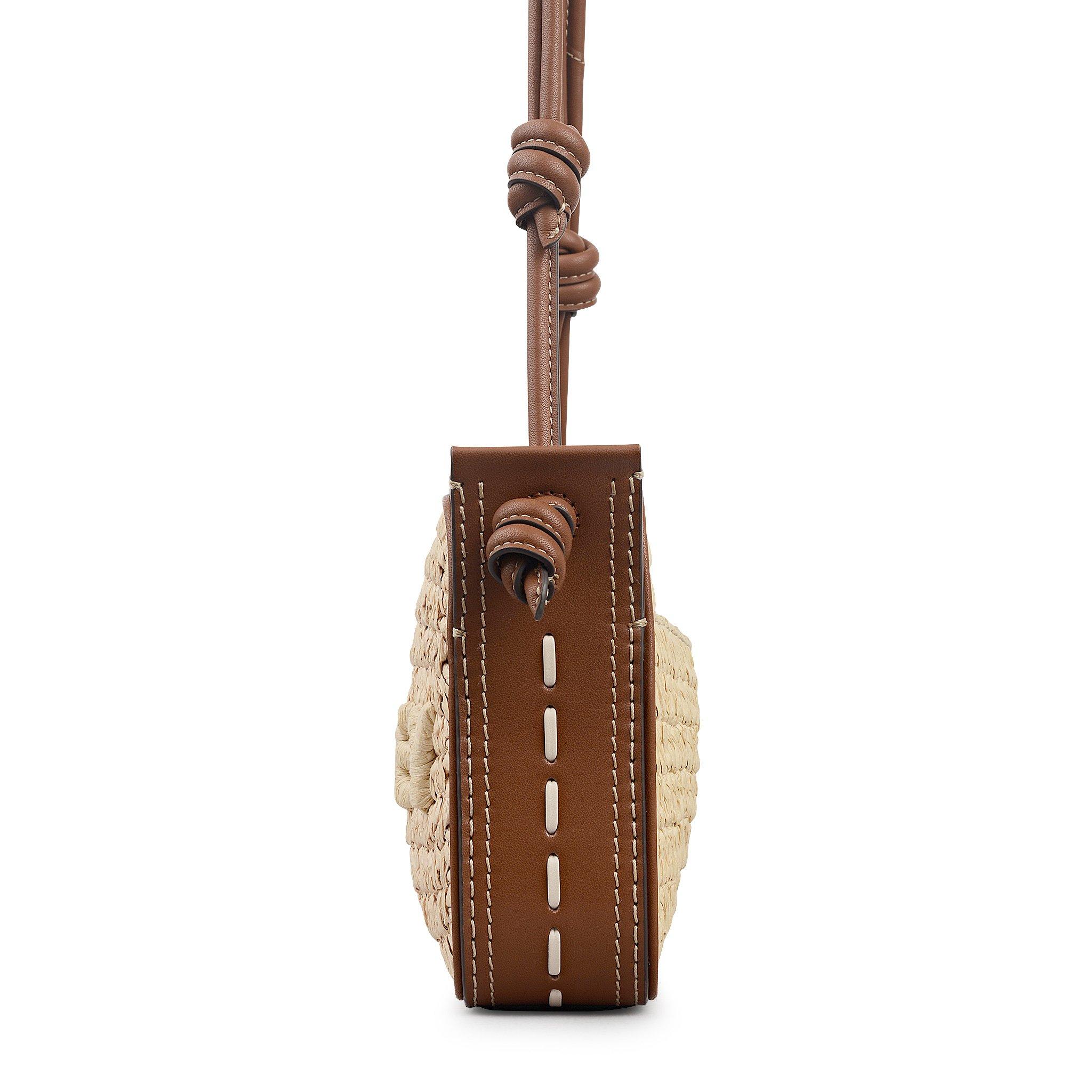 NATURAL - Radley - Women's Camden Raffia Crossbody Bag - 4