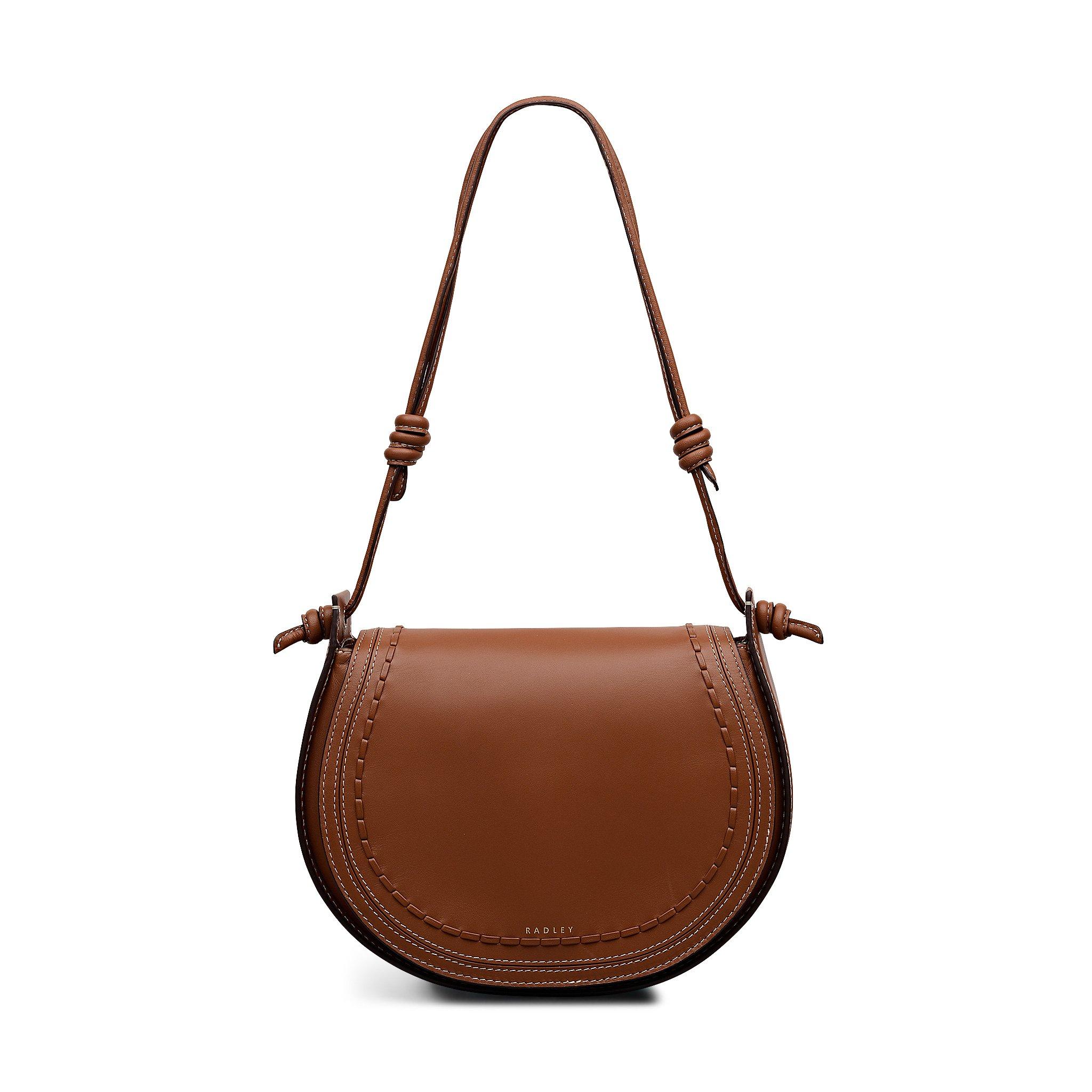 Radley Women's Camden Leather Saddle Bag - Cognac