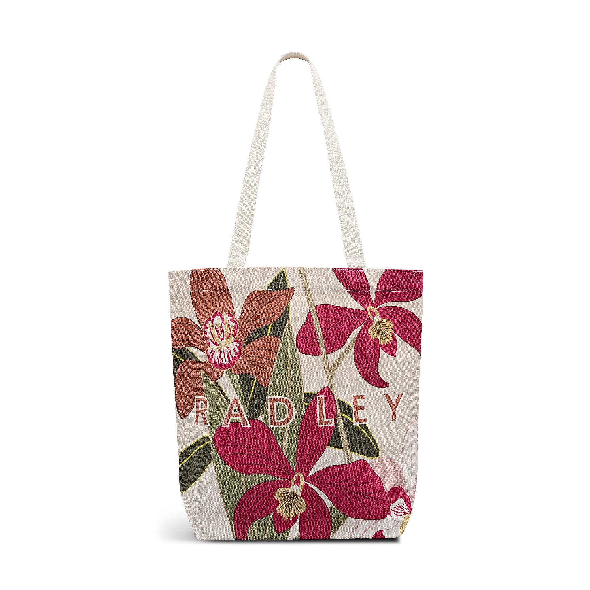 Radley Women's Floral Cotton Canvas Tote Bag - Salt