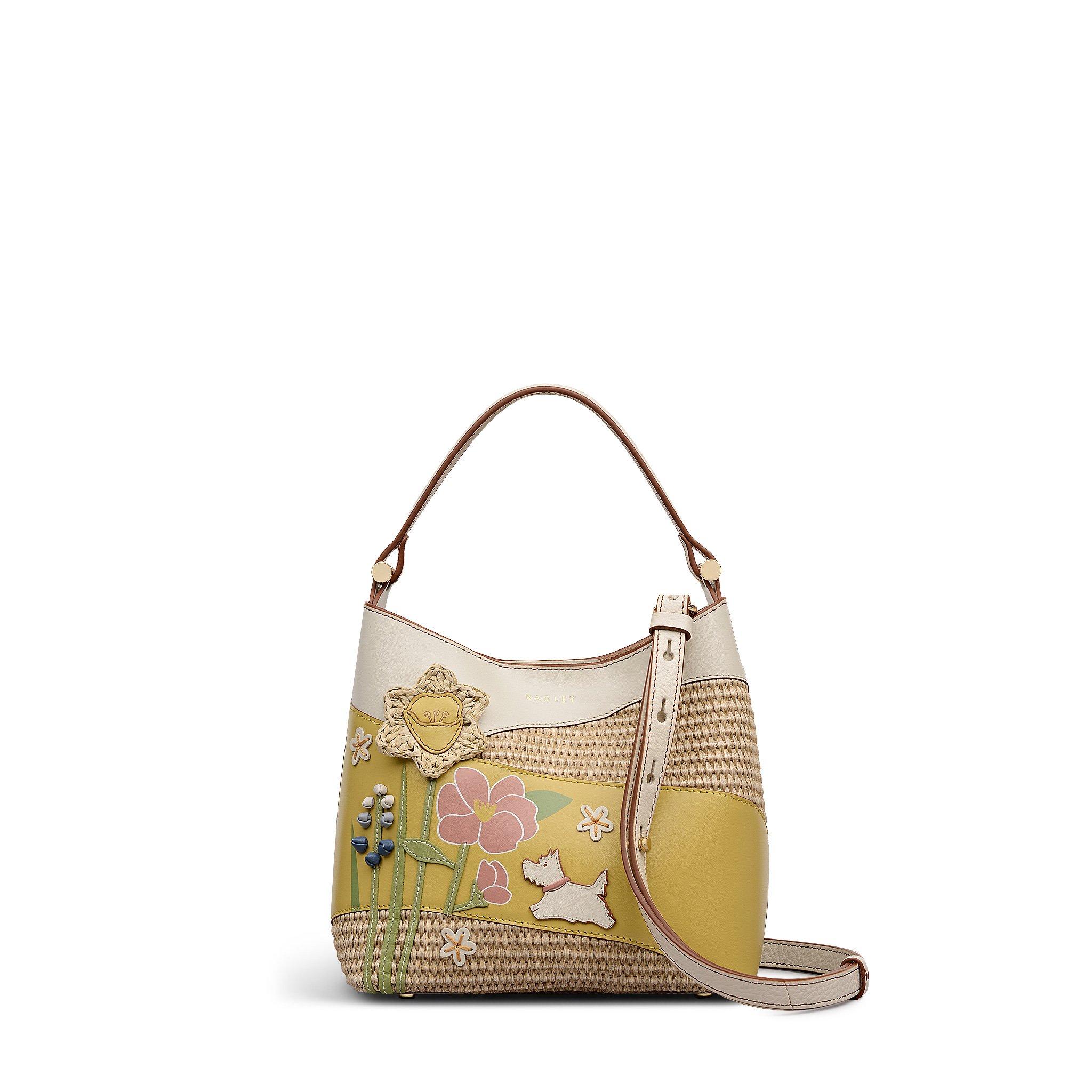 Radley Women's Spring Blooms Leather Floral Crossbody Bag - Salt