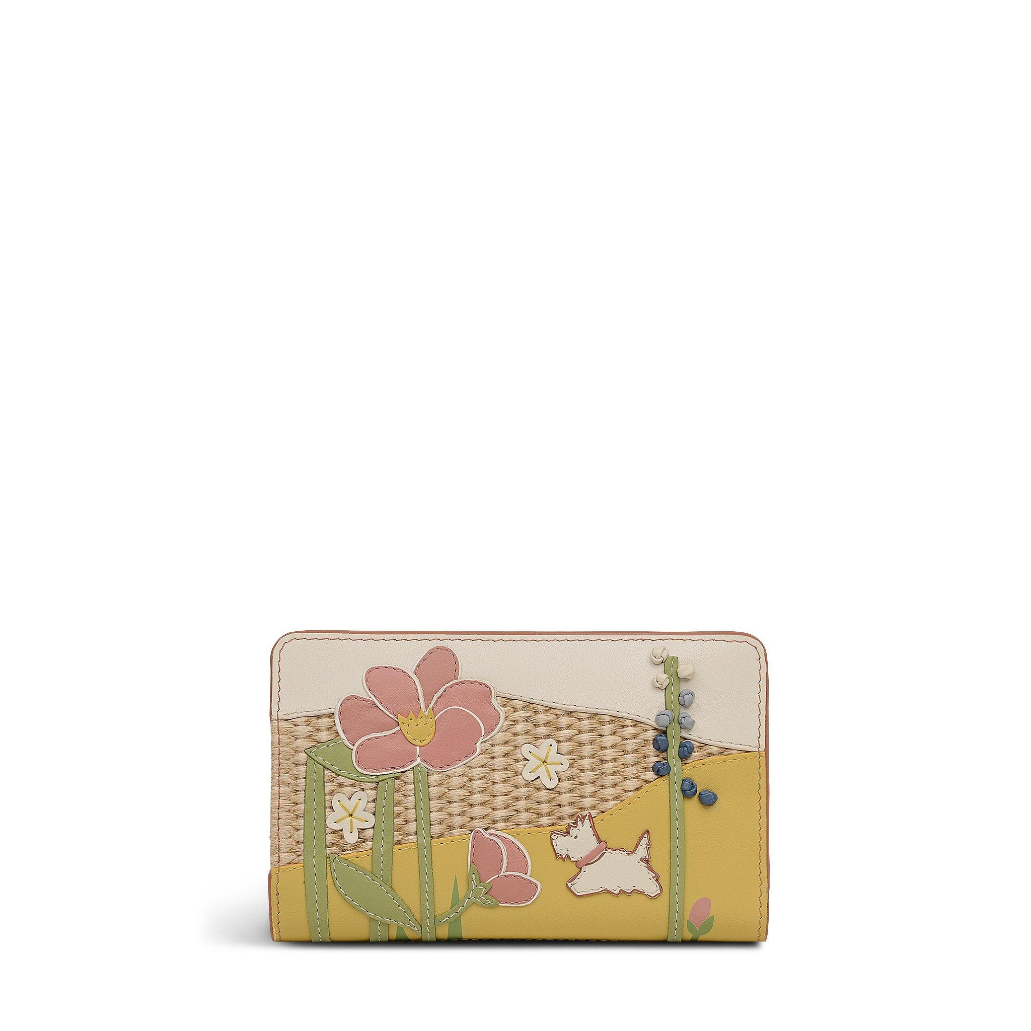 Radley Women's Spring Blooms Floral Leather Billfold Wallet - Salt