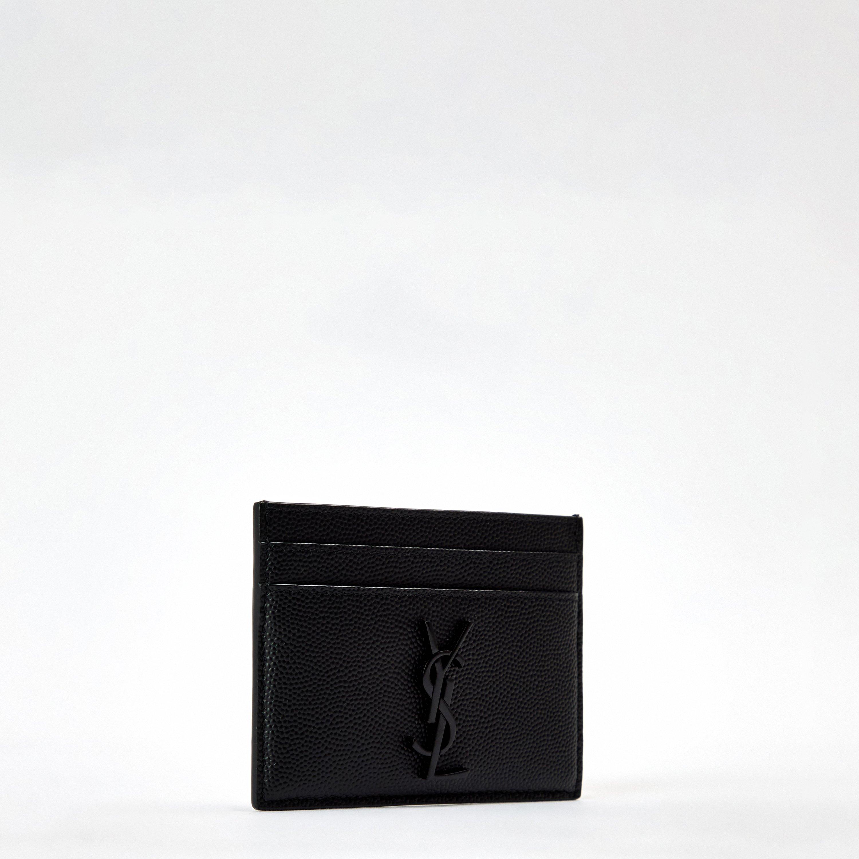 Black - Saint Laurent - Men's Card Holder - 3