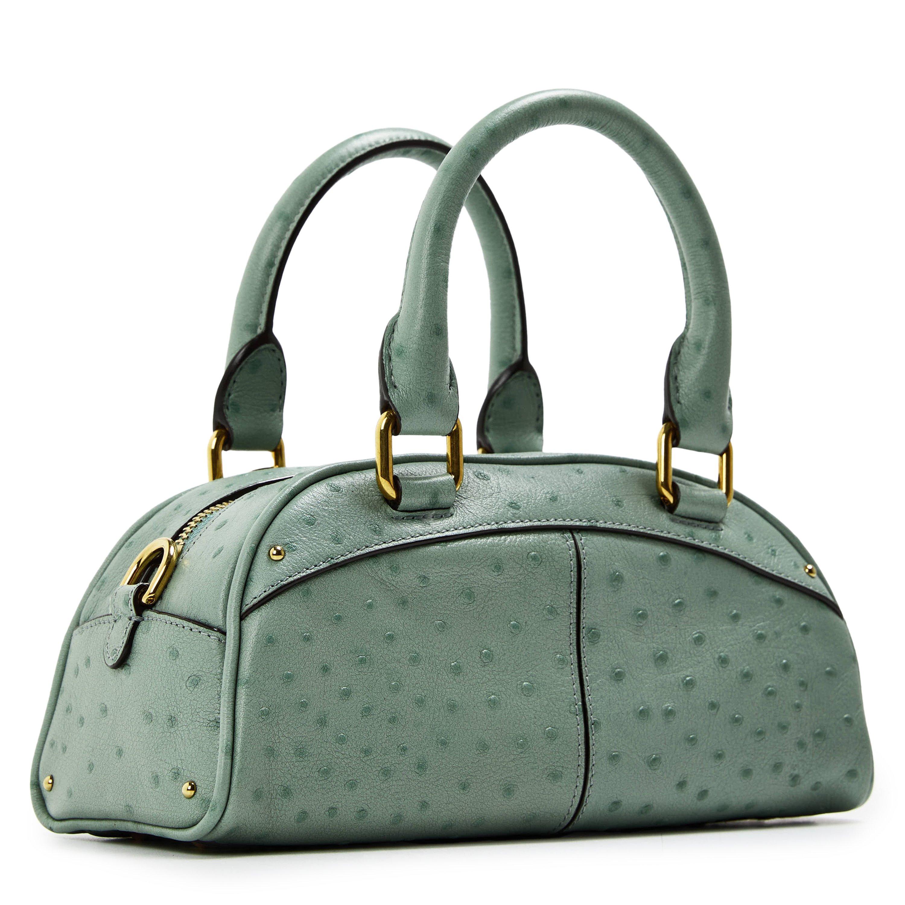 Steel Green - Chloe - Chloe Ostrich Bwling Ld62 - 2
