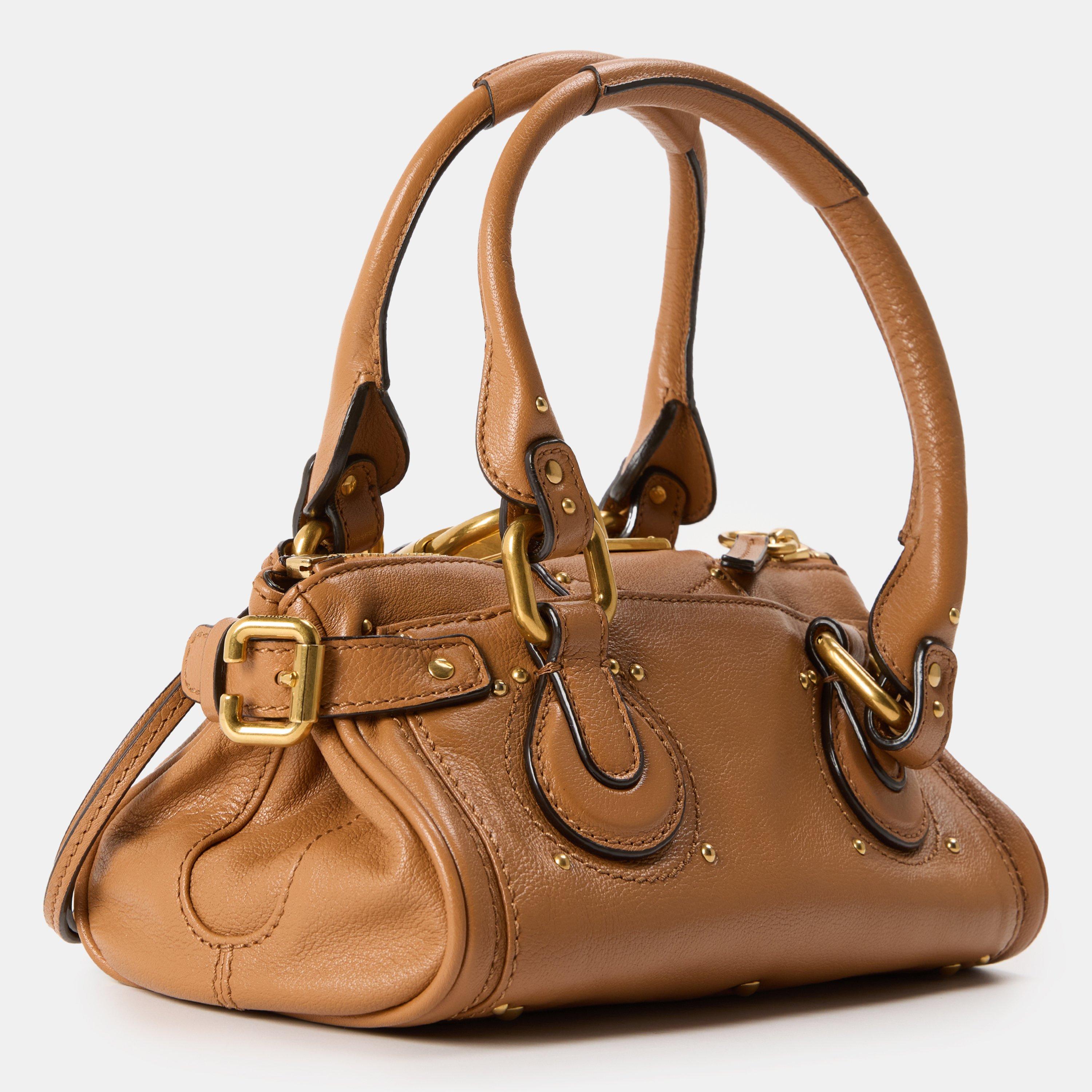 Mustang Brown - Chloe - Women's Small Paddington Top Handle Bag - 2