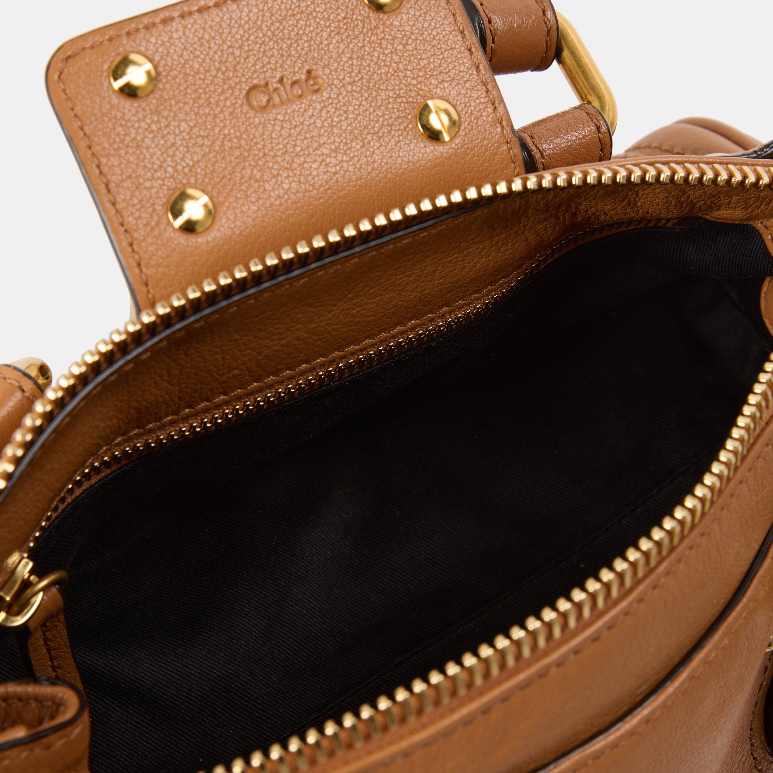 Mustang Brown - Chloe - Women's Small Paddington Top Handle Bag - 5