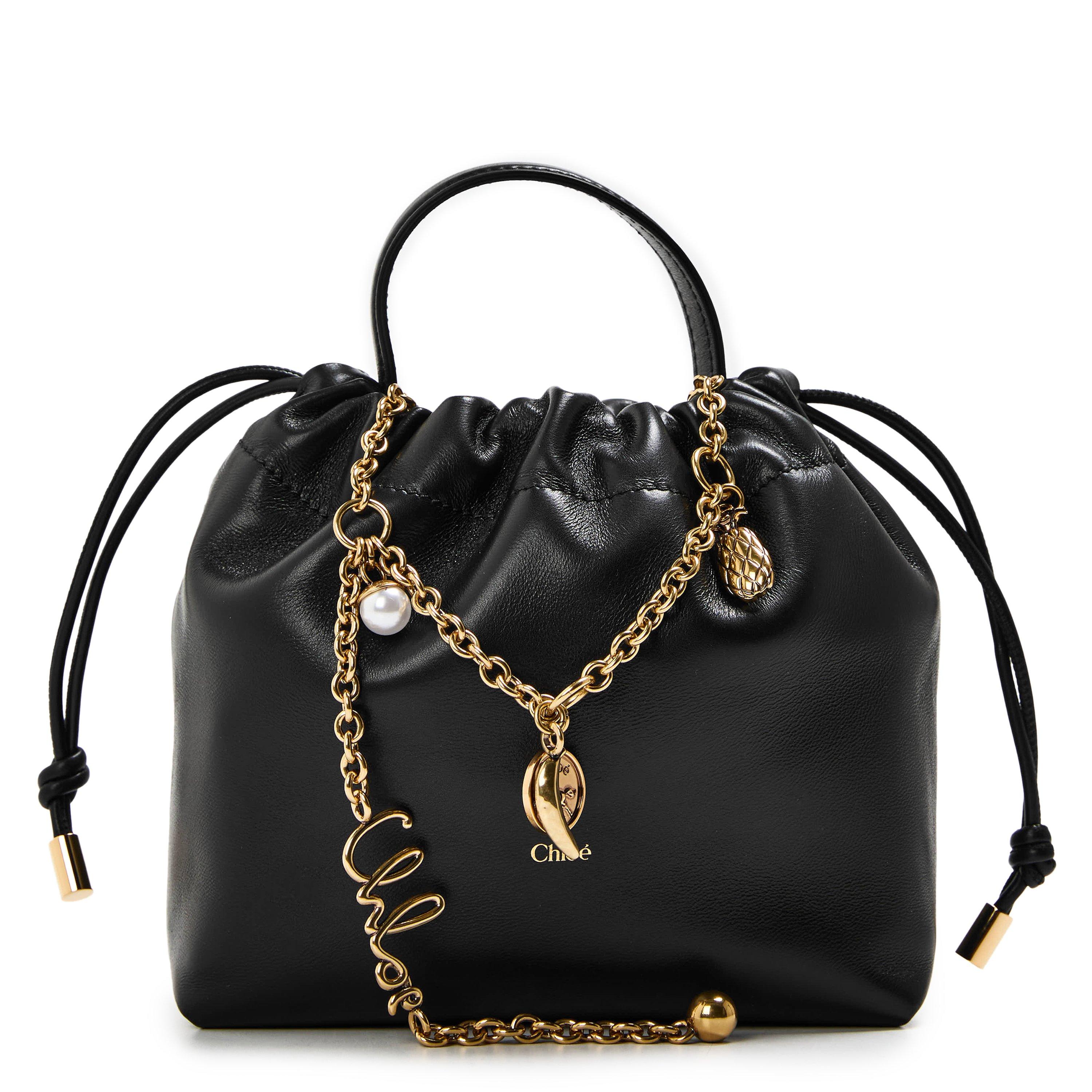 Chloe Women's Icons Chain Pouch - Black