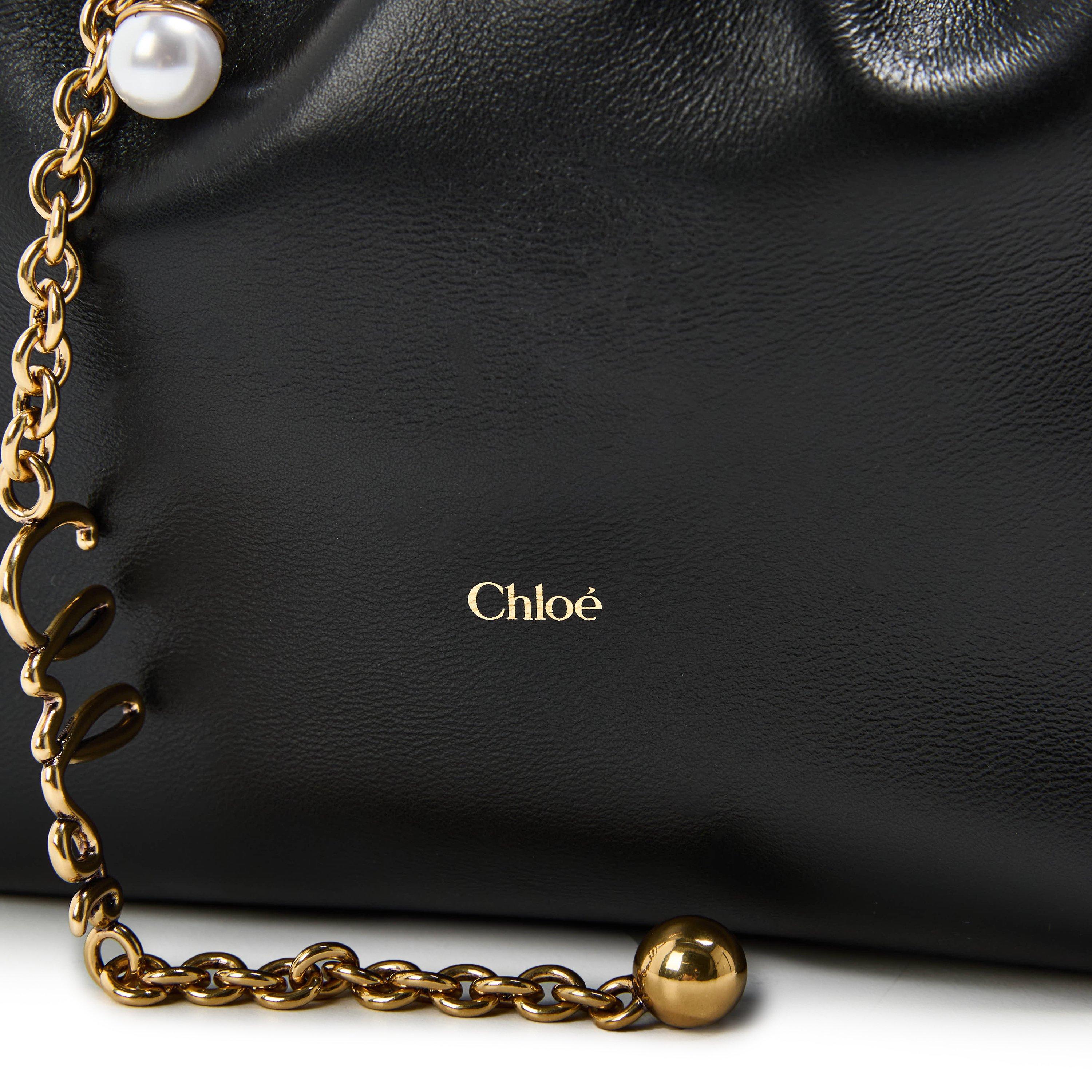 Black - Chloe - Women's Icons Chain Pouch - 3