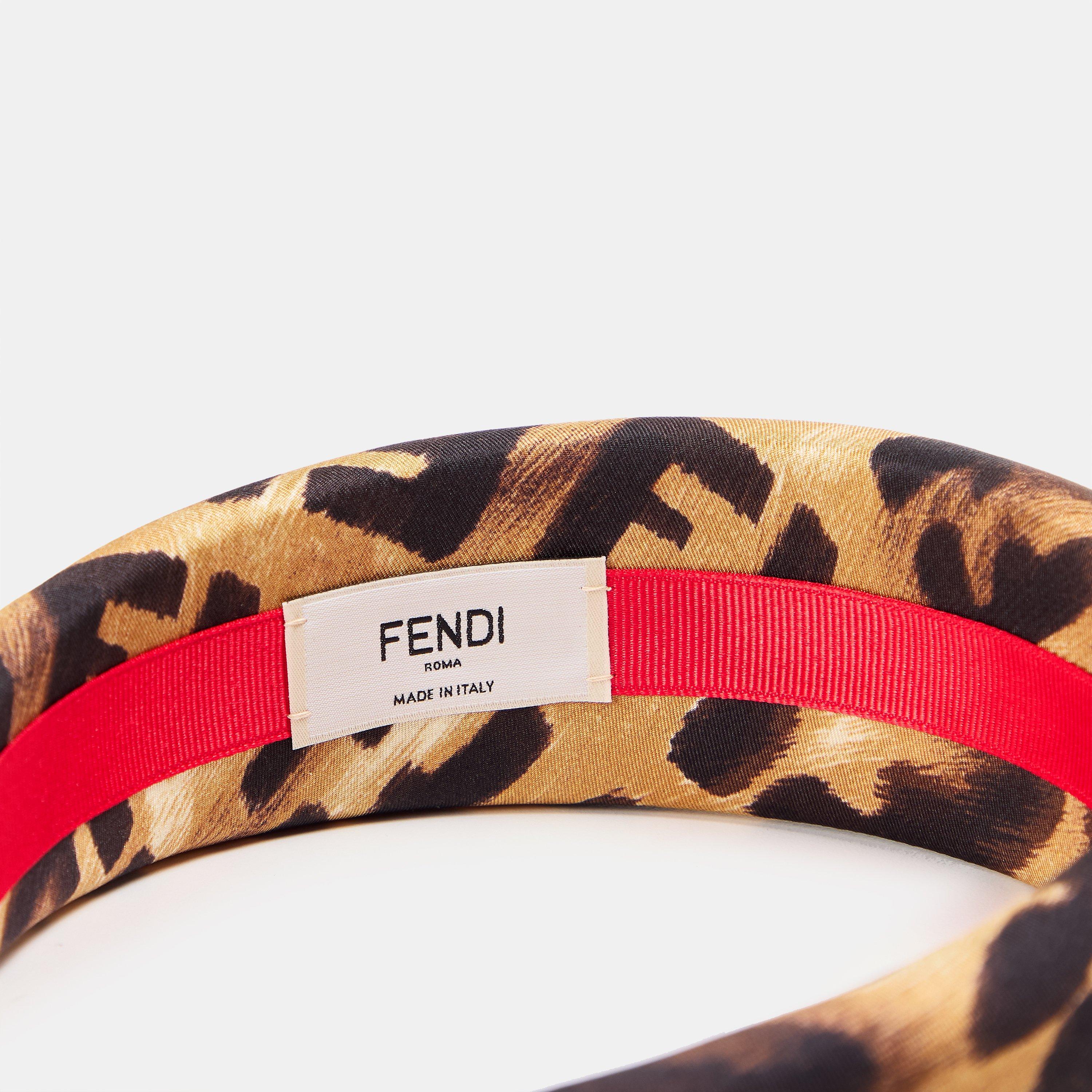 Marrone - Fendi - Fendi Headband Ld54 - 3