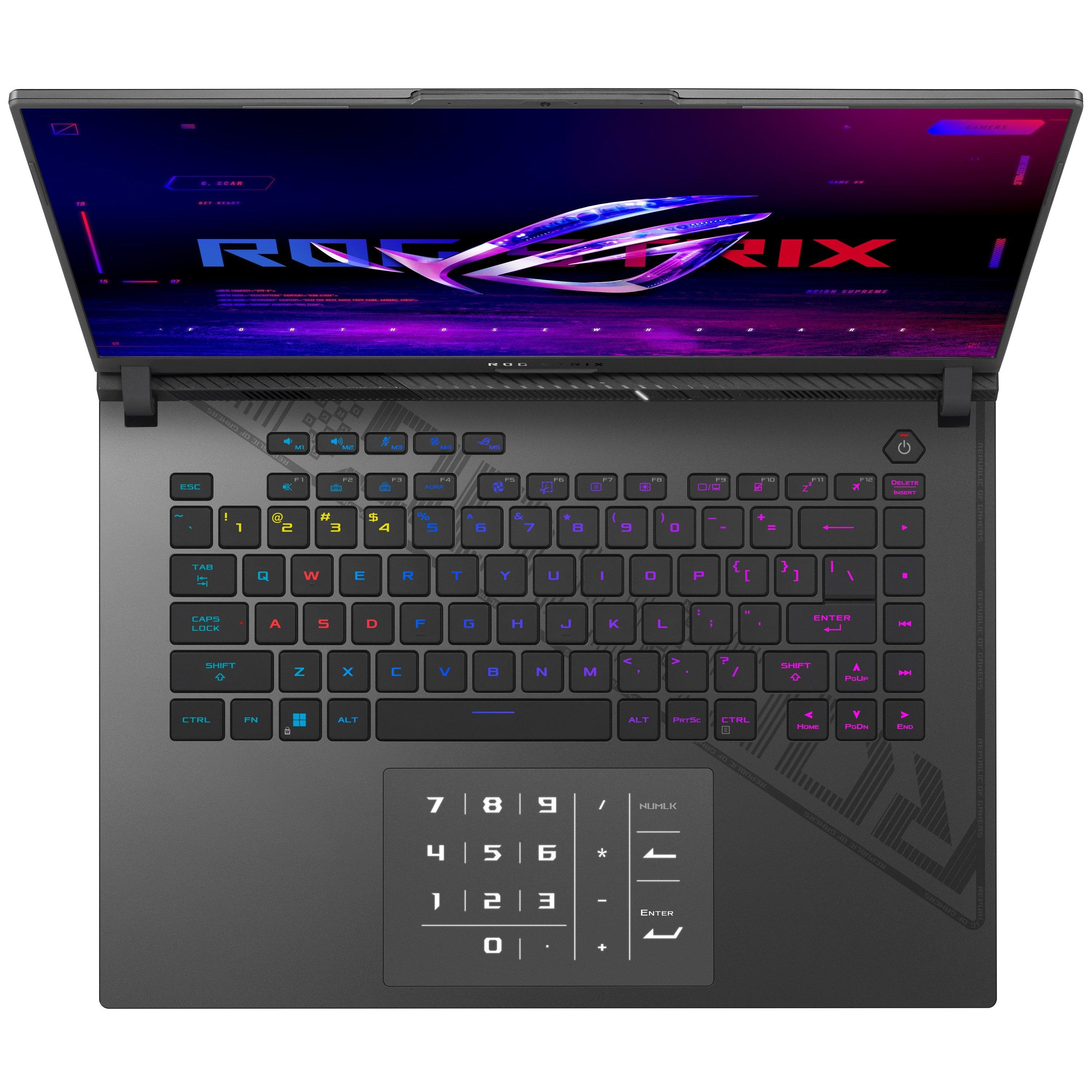 Cinza Eclipse - ASUS - Strix G16 16 Inch Gaming Laptop - AMD Ryzen 9 8940HX 16GB 1TB SSD RTX 5060 - 3