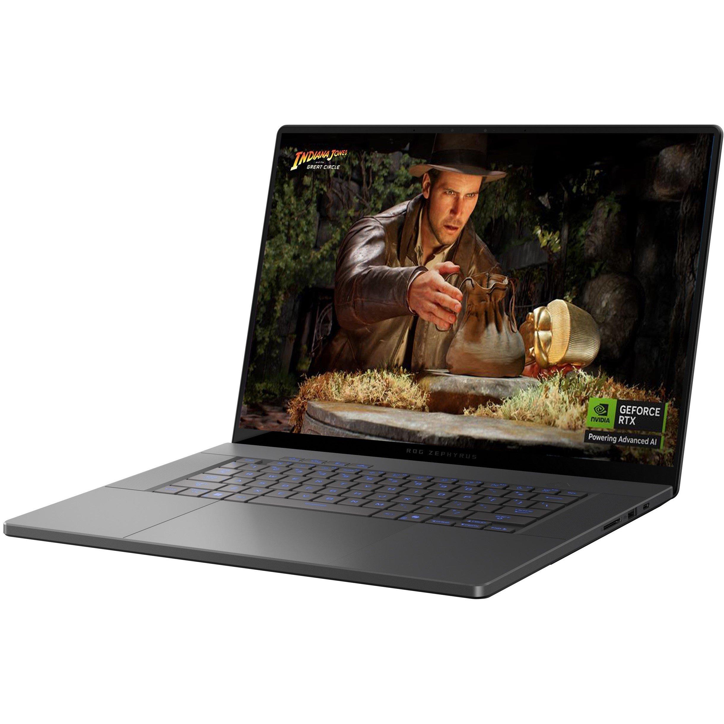 Eclipse Gray - ASUS - ROG Zephyrus G16 16 Inch Gaming Laptop - Intel Core Ultra 9 285H 32GB 1TB SSD RTX 5060 - 4