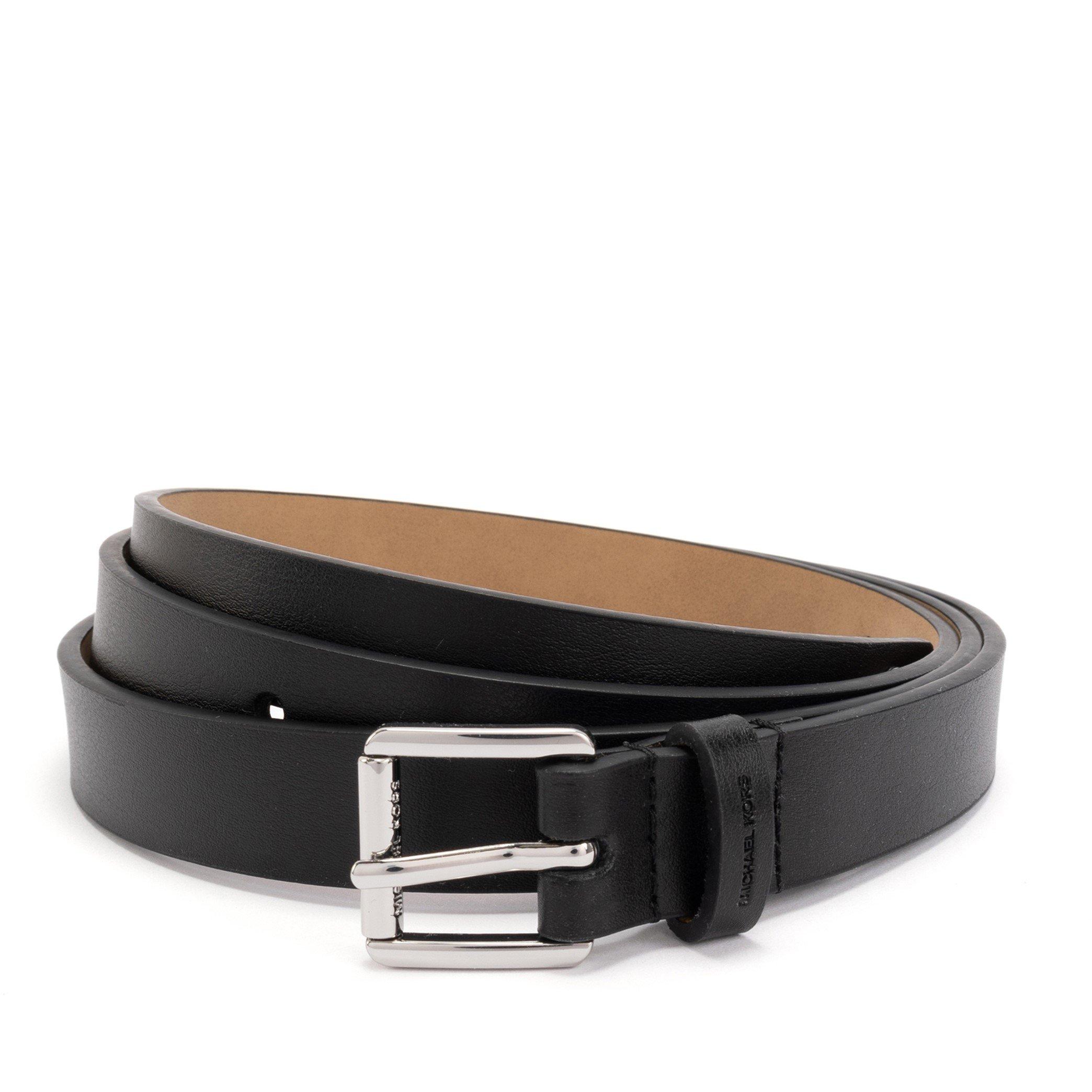 Black - Michael Kors - Adults Leather Belt - 1